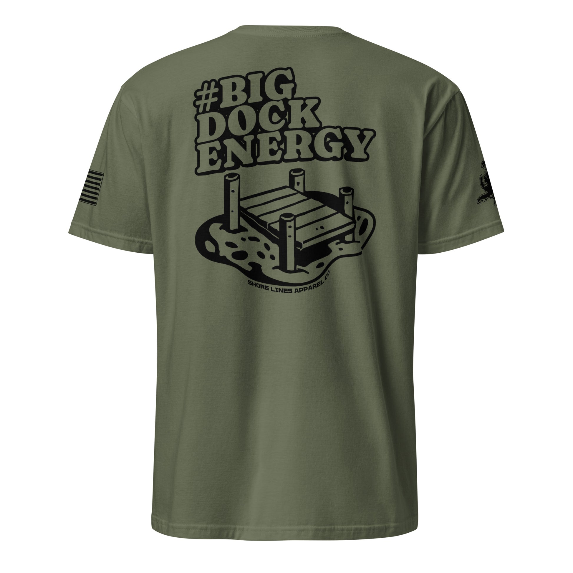 Big Dock Energy | Short Sleeve P-militarygreen-Shore Lines Apparel Co.™