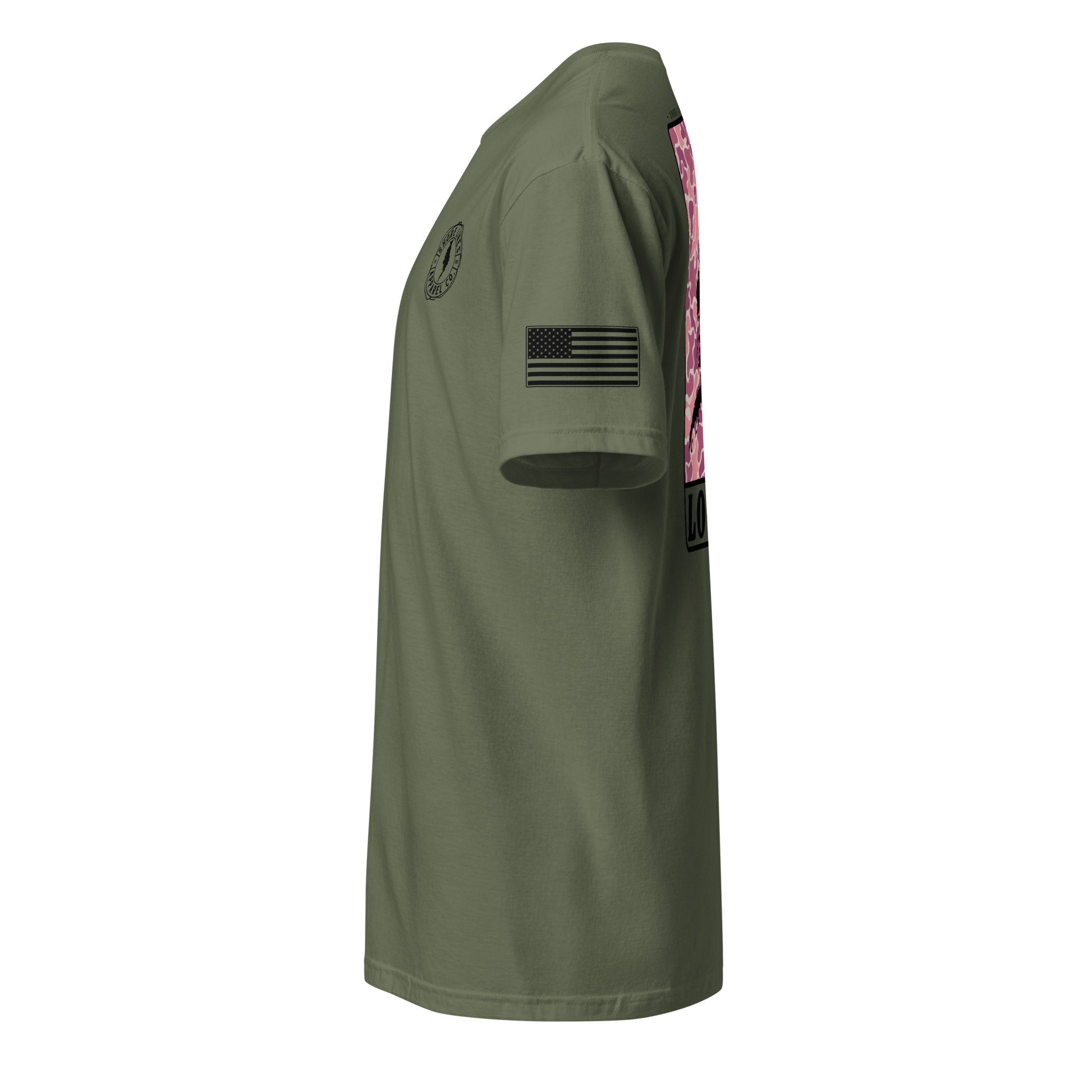 LOCAL (pink) | Core SS P-militarygreen-Shore Lines Apparel Co.