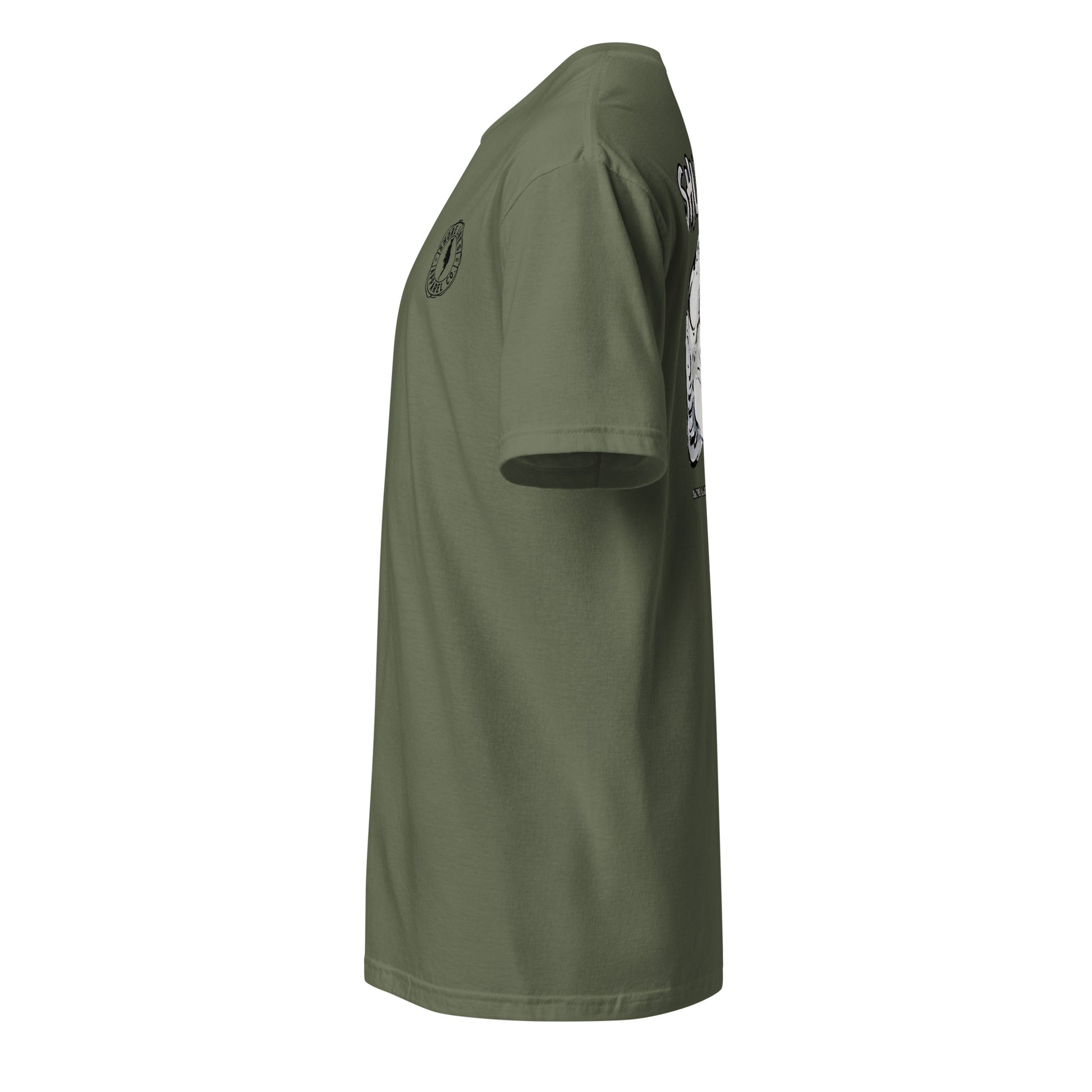 Shuckin A | Core SS-militarygreen-Shore Lines Apparel Co.