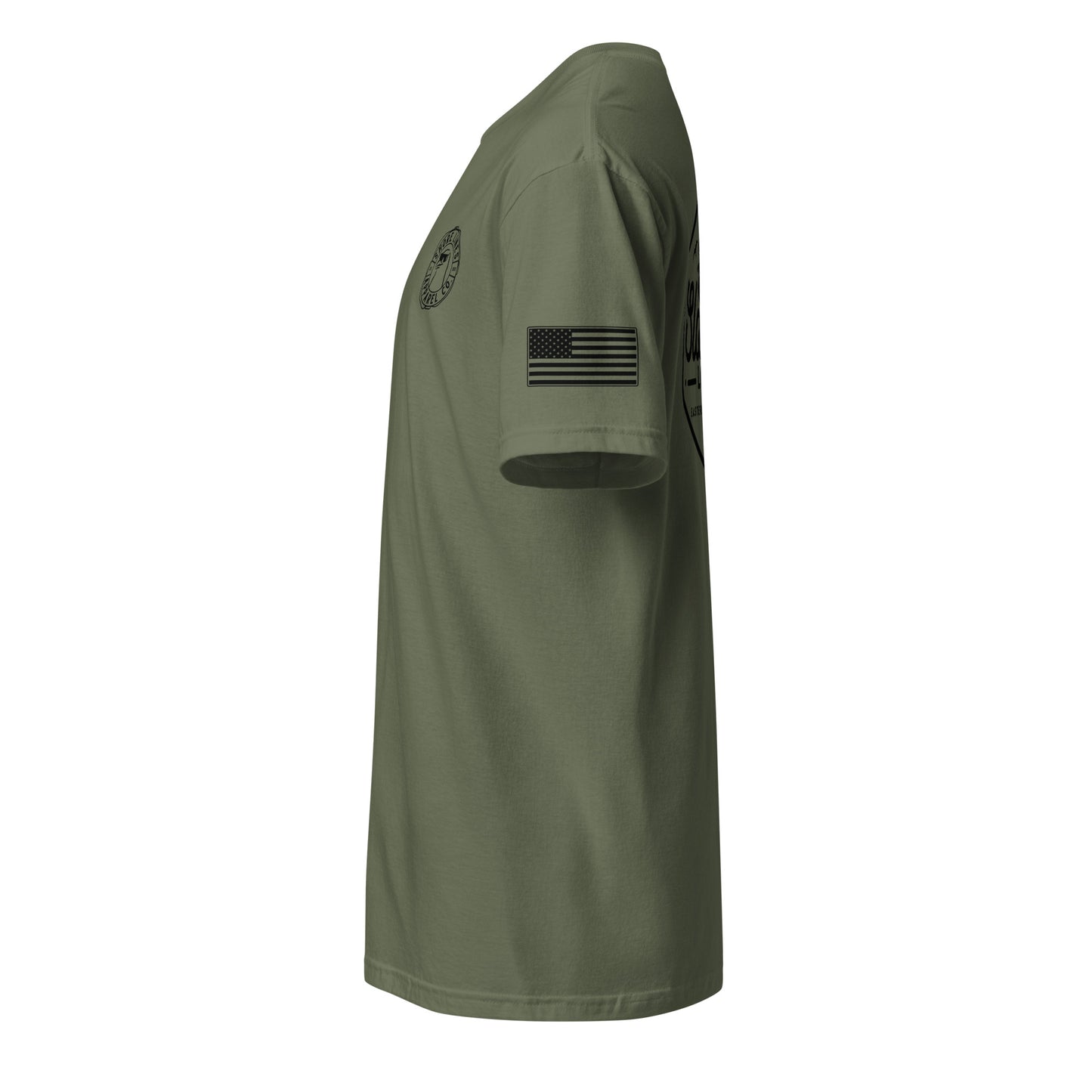 Slower Lower | Short Sleeve P-militarygreen-Shore Lines Apparel Co.™