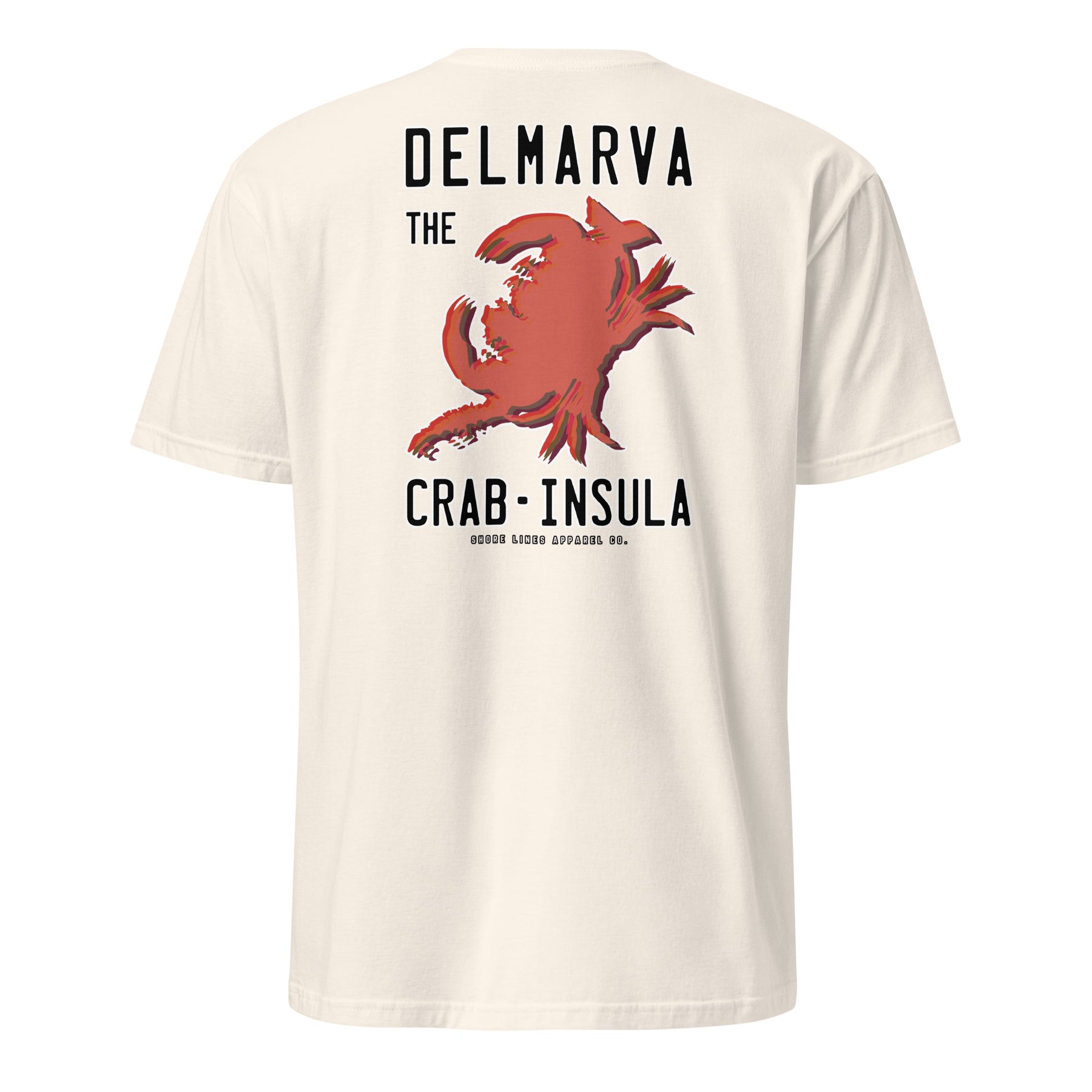 Crabinsula | Short Sleeve-natural-Shore Lines Apparel Co.