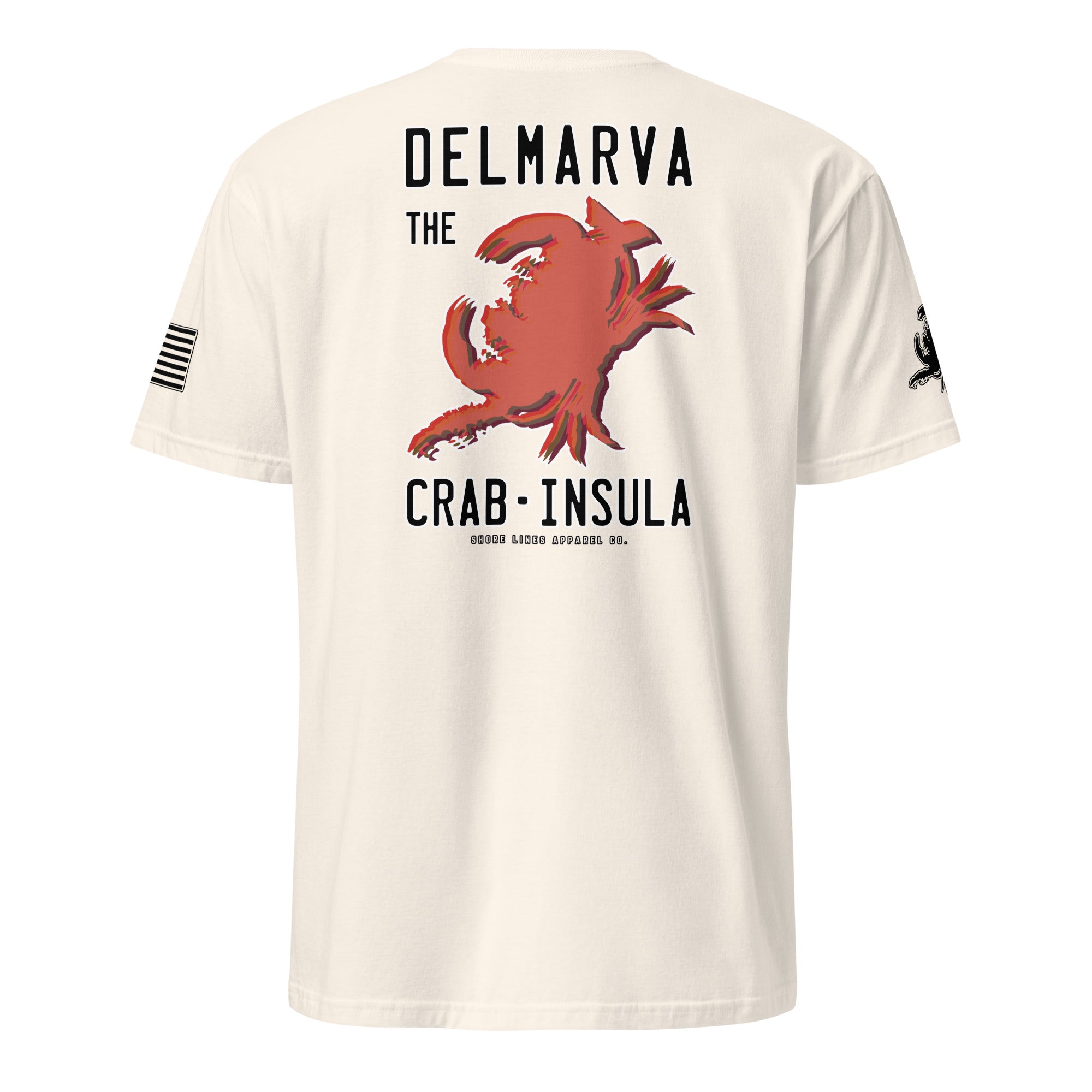 Crabinsula | Short Sleeve P-natural-Shore Lines Apparel Co.