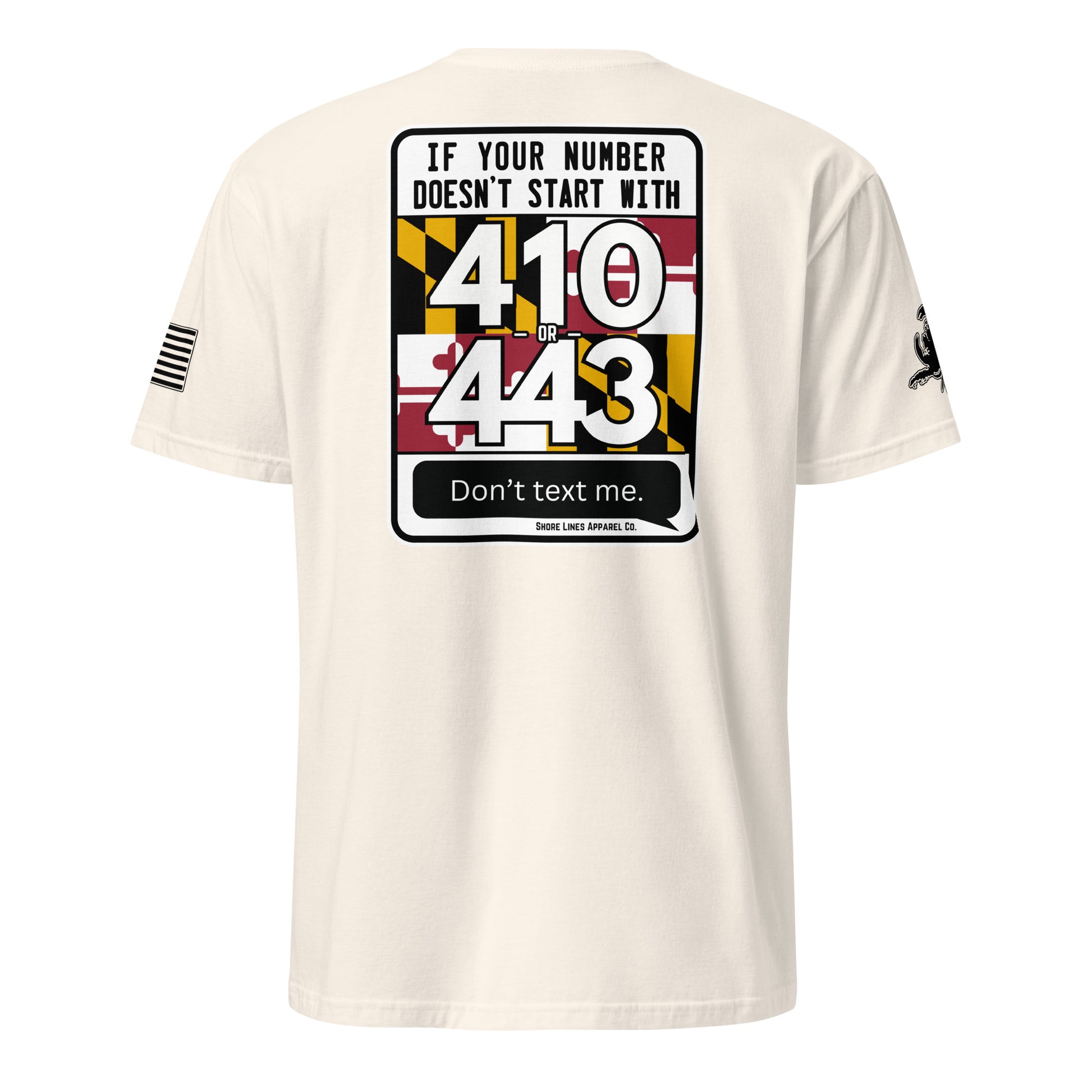 410/443 Area Code | SS P-natural-Shore Lines Apparel Co.