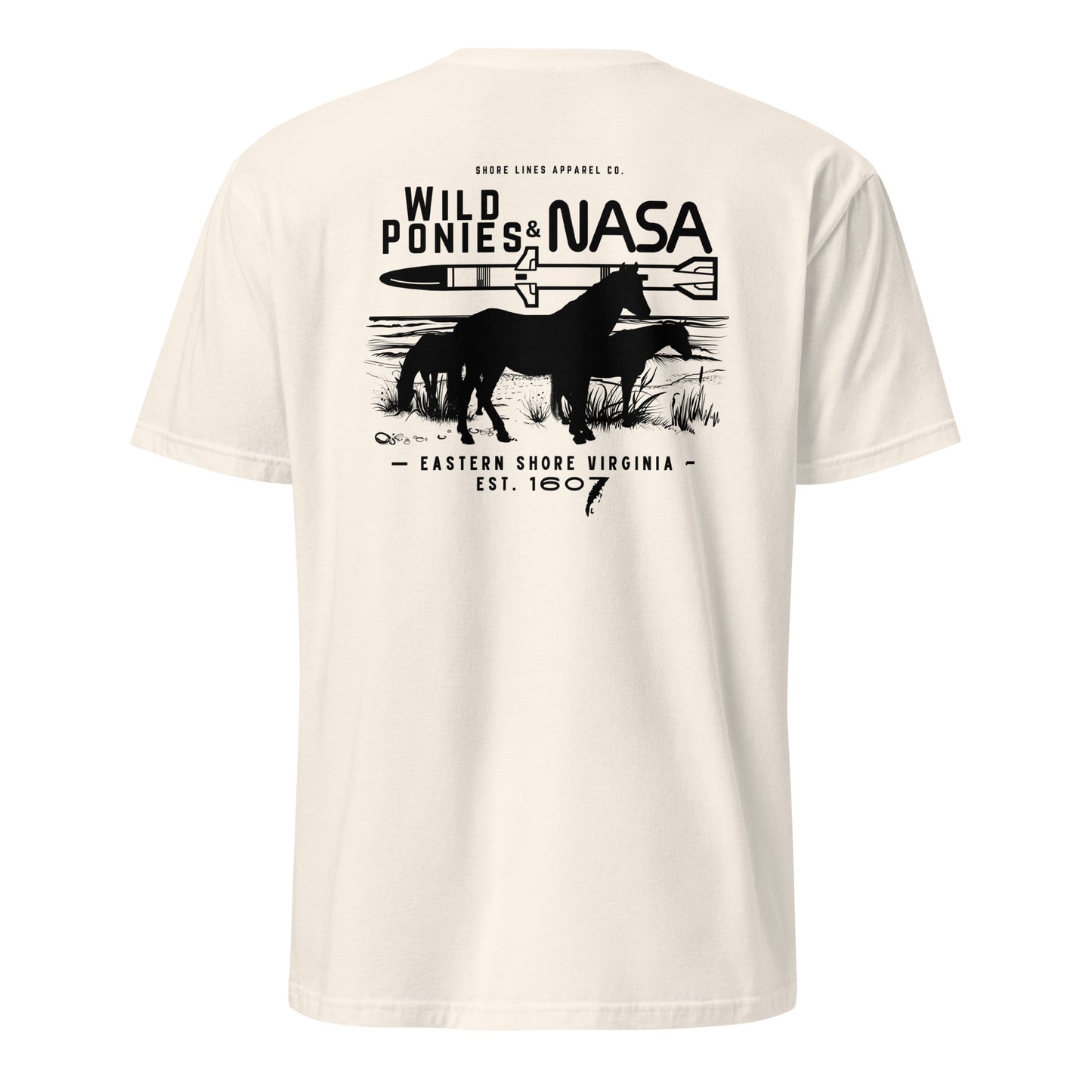Wild Ponies & NASA | SS-natural-Shore Lines Apparel Co.