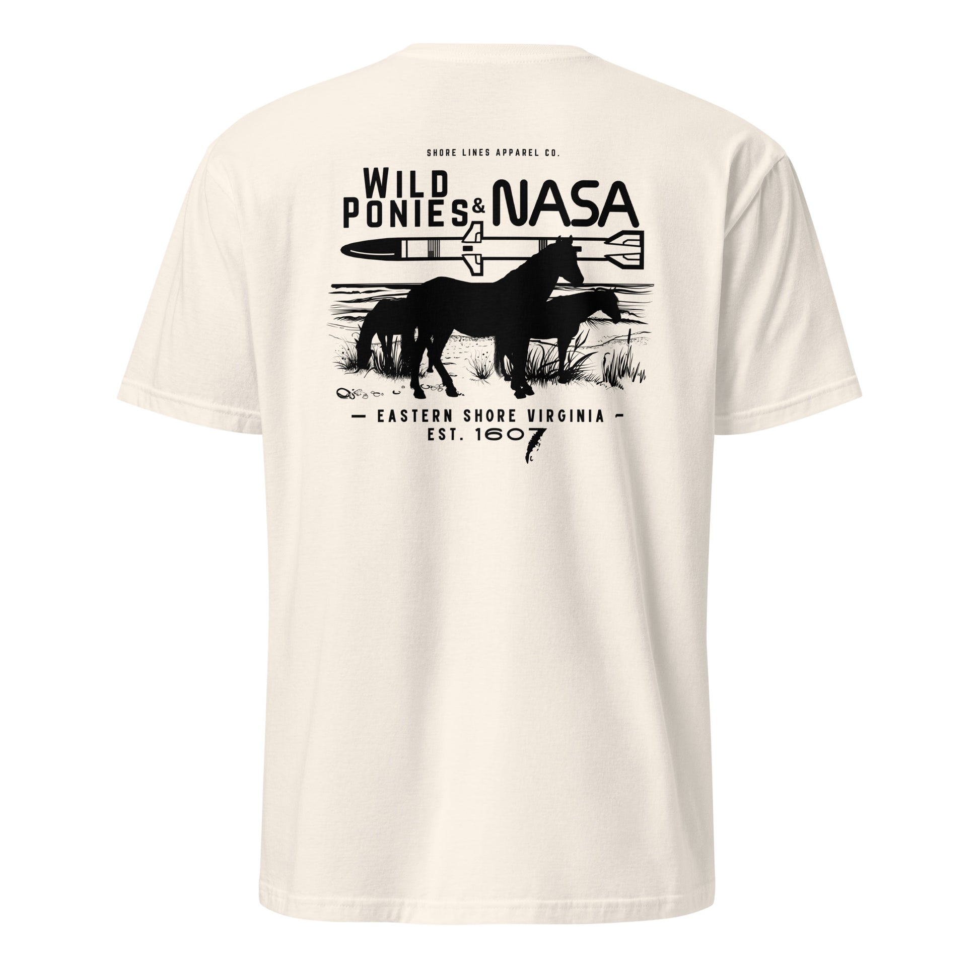 Wild Ponies & NASA | SS-natural-Shore Lines Apparel Co.