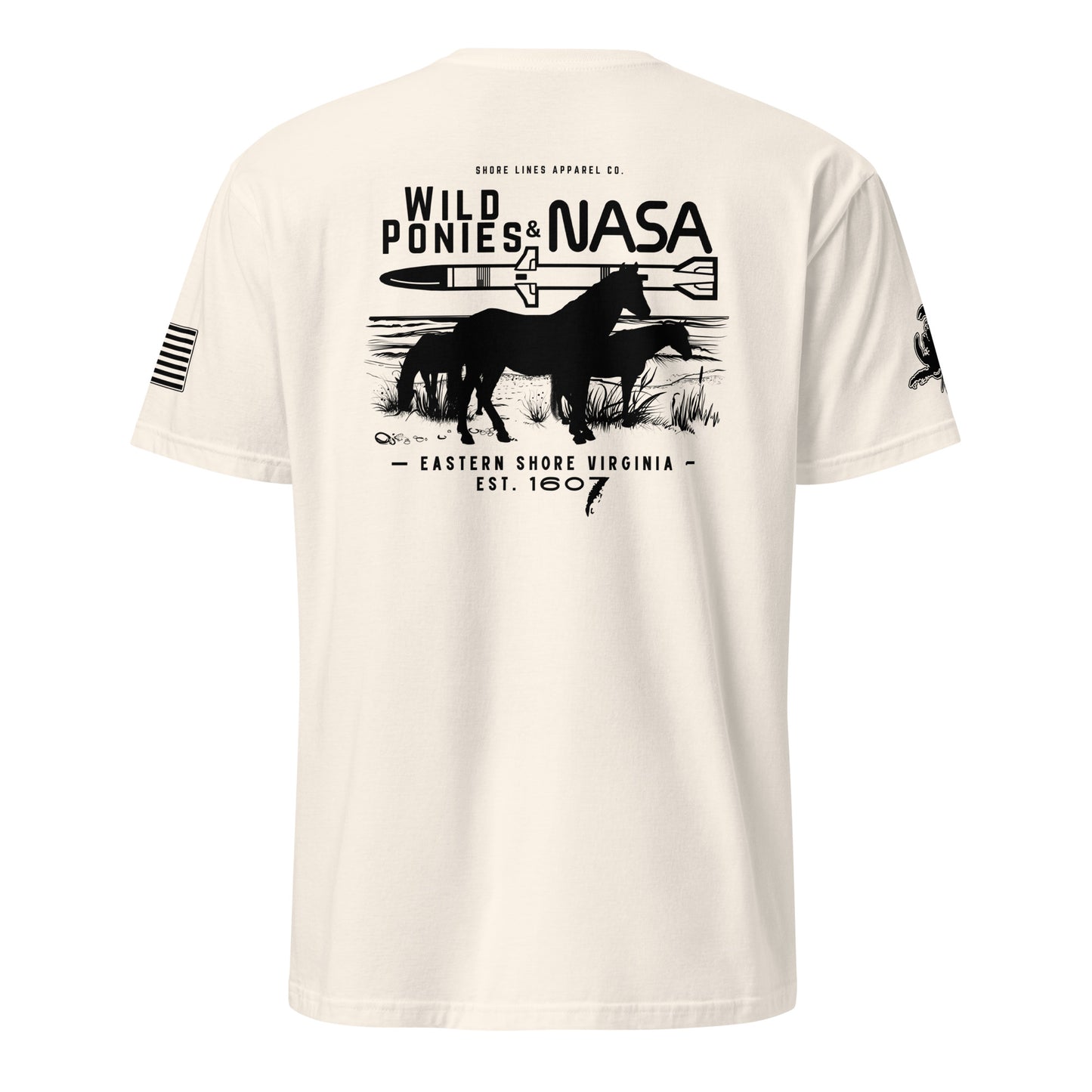 Wild Ponies & NASA | SS P-natural-Shore Lines Apparel Co.