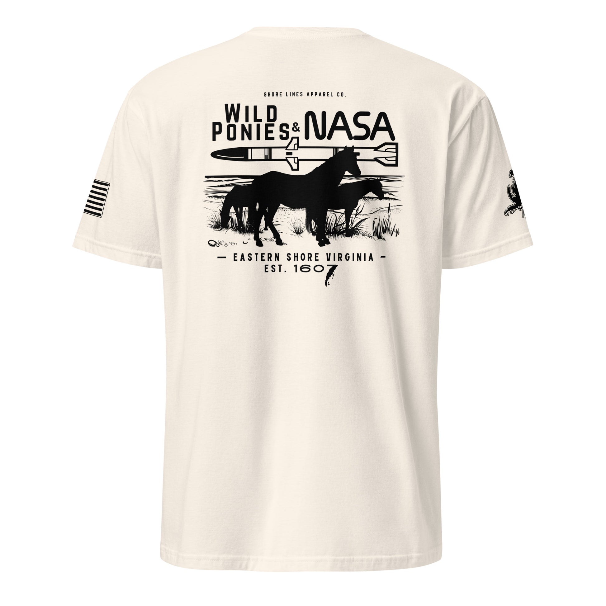 Wild Ponies & NASA | SS P-natural-Shore Lines Apparel Co.