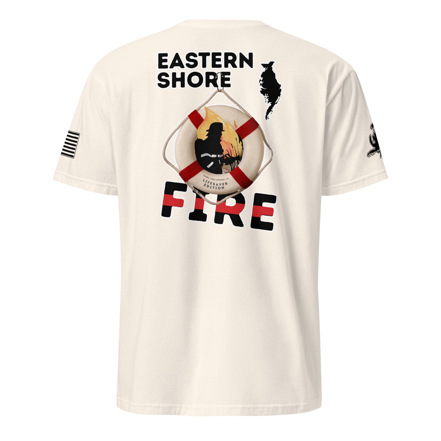 Fire | Lifesaver Edition | Core SS P-natural-Shore Lines Apparel Co.