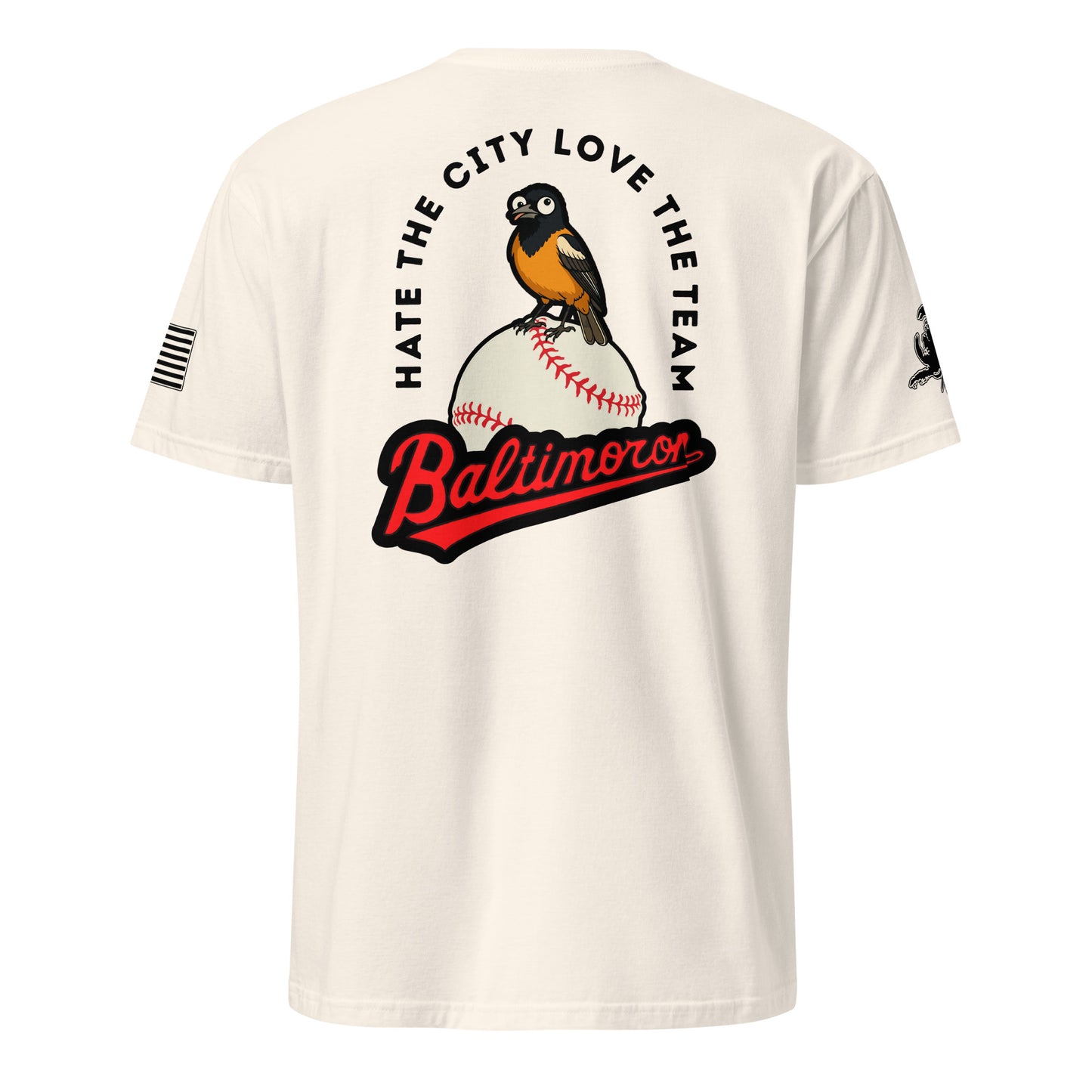 Baltimoron Orioles | Short Sleeve P-natural-Shore Lines Apparel Co.™
