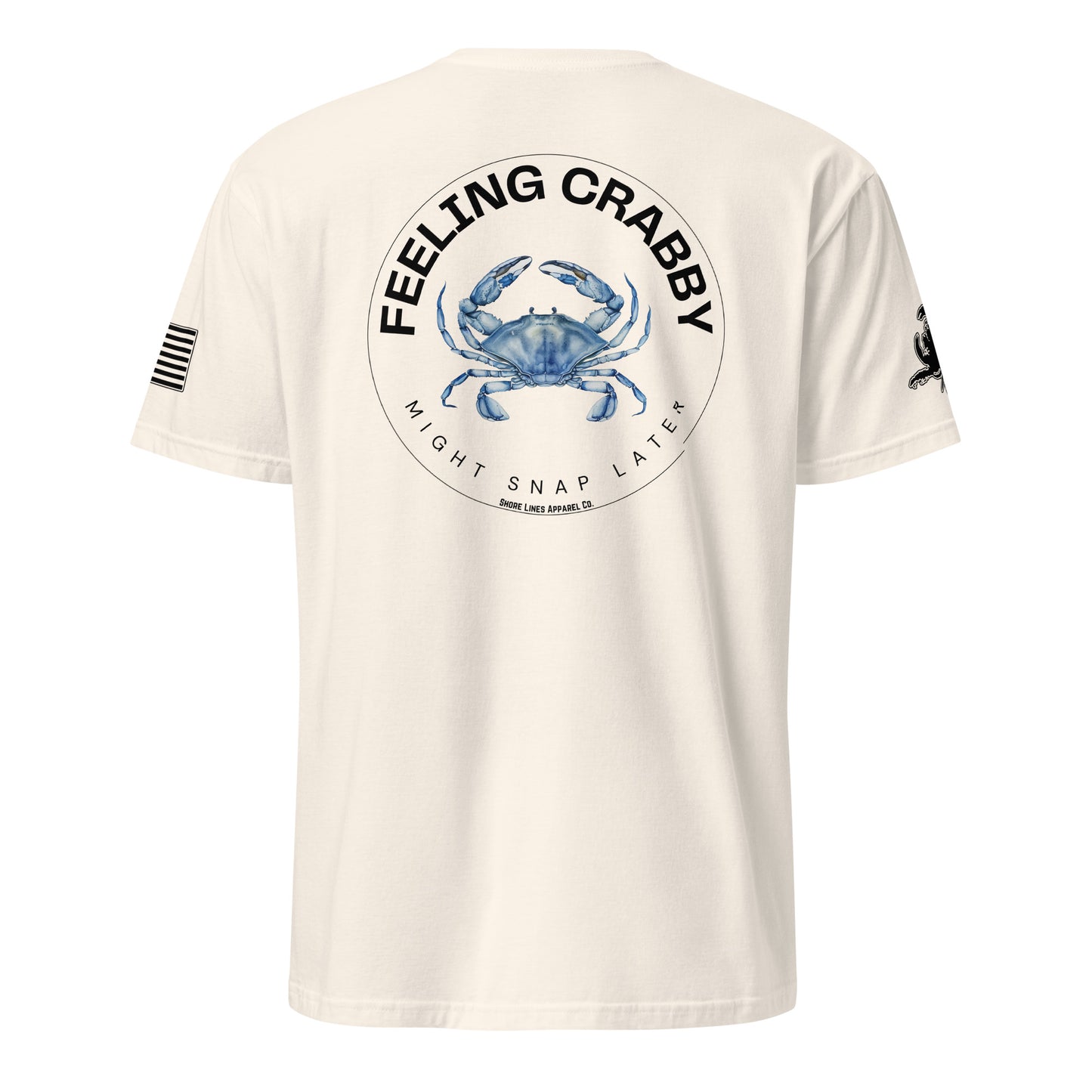 Feeling Crabby | Short Sleeve P-natural-Shore Lines Apparel Co.