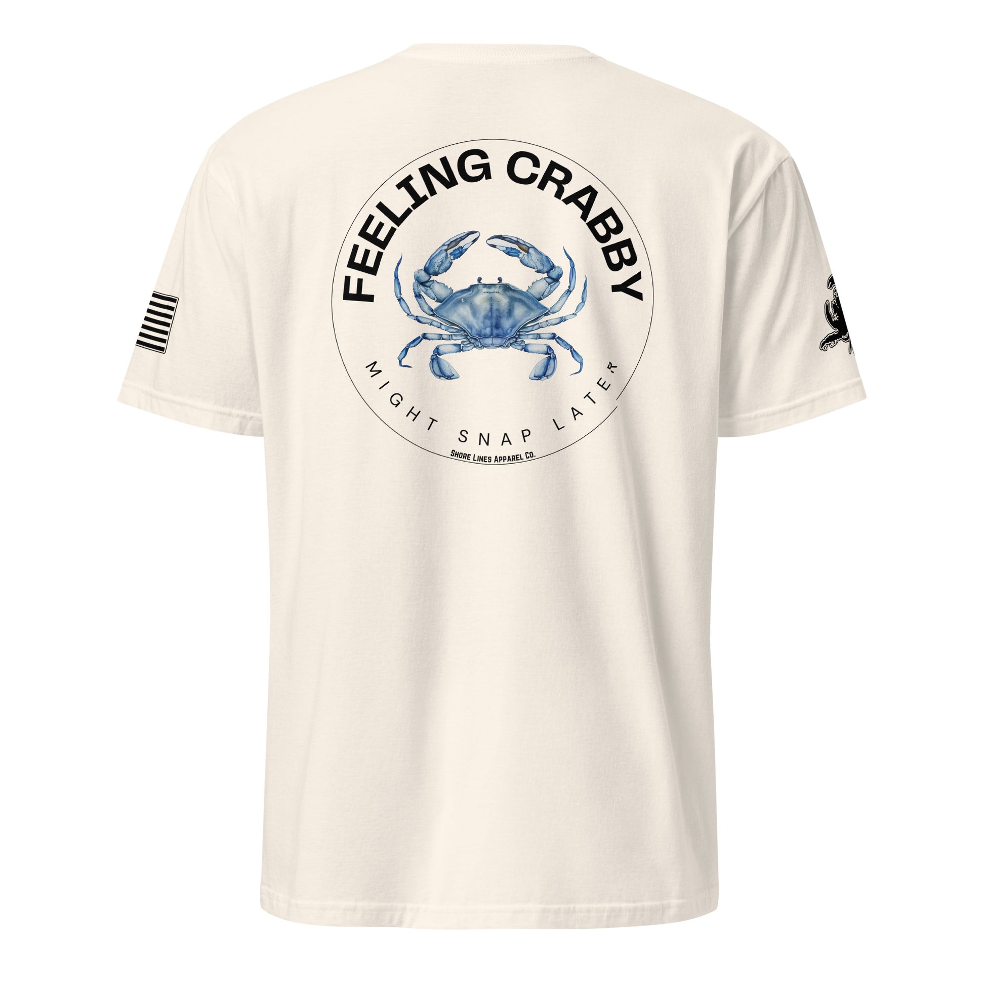 Feeling Crabby | Short Sleeve P-natural-Shore Lines Apparel Co.