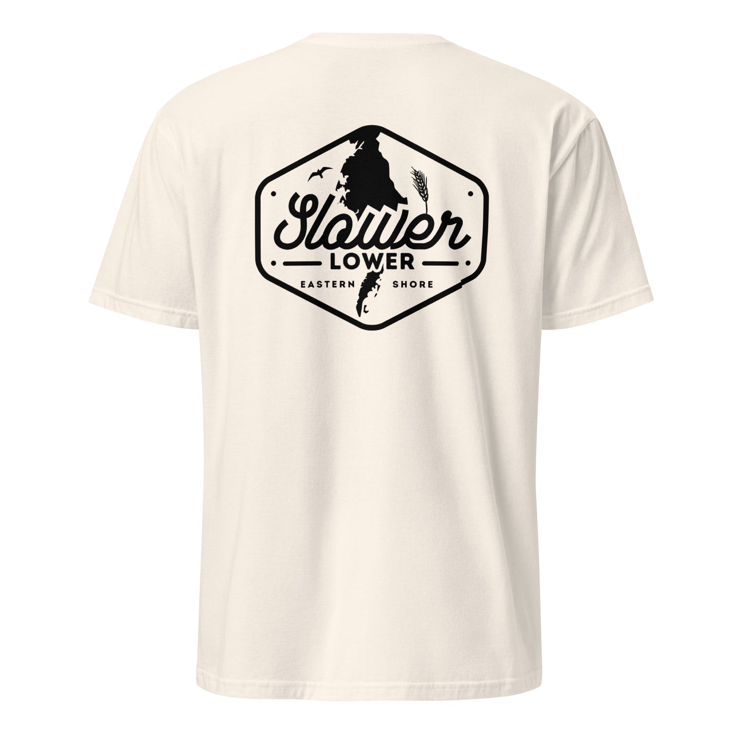 Slower Lower | Short Sleeve-natural-Shore Lines Apparel Co.™