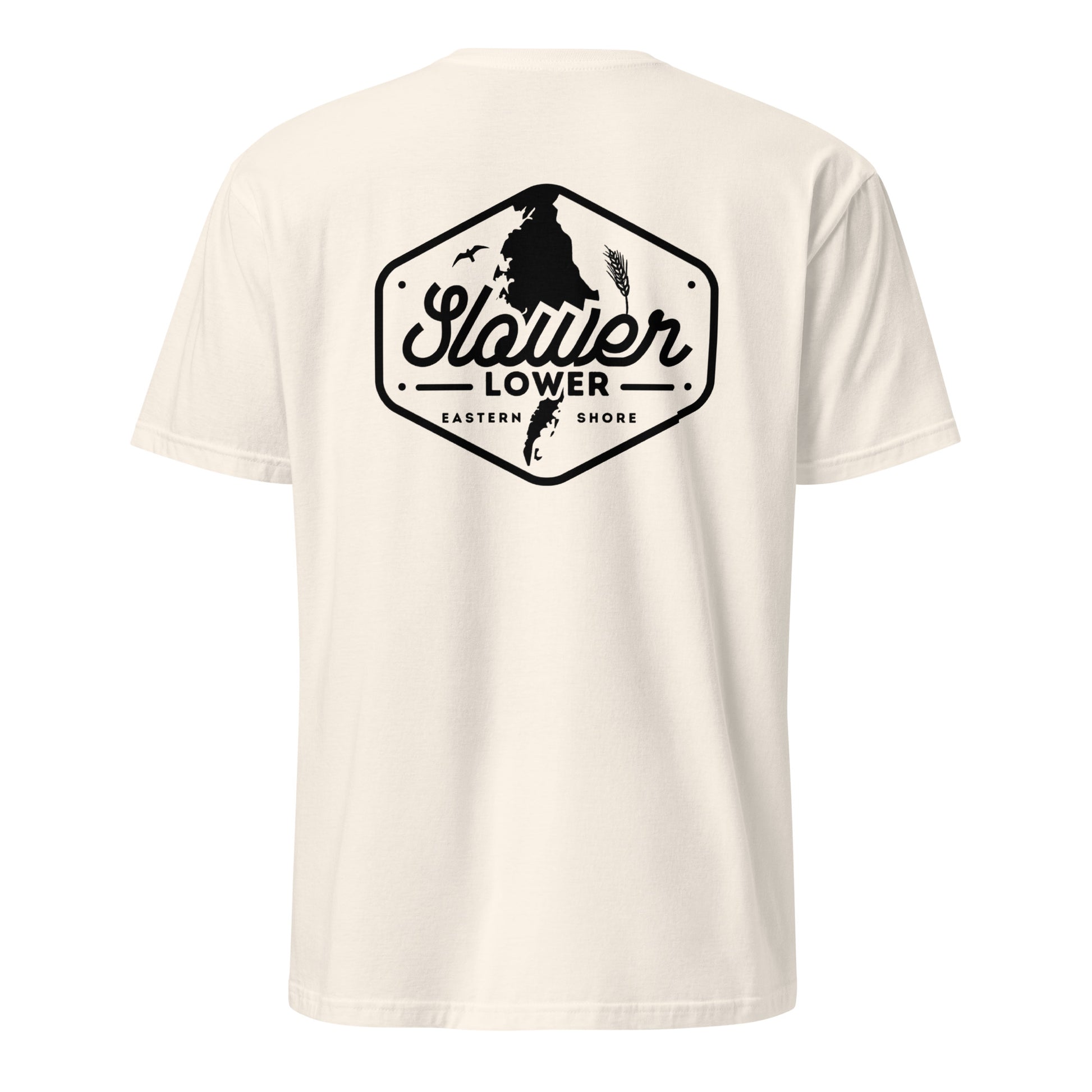 Slower Lower | Short Sleeve-natural-Shore Lines Apparel Co.™