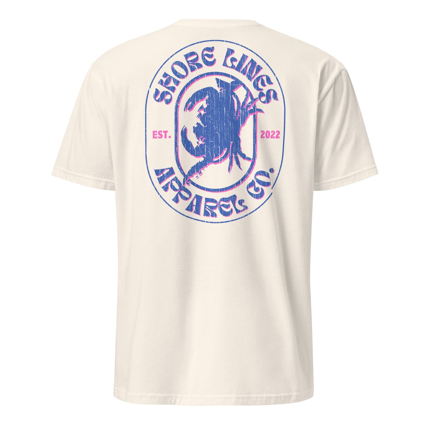 Shore Lines Retro | Short Sleeve-natural-Shore Lines Apparel Co.