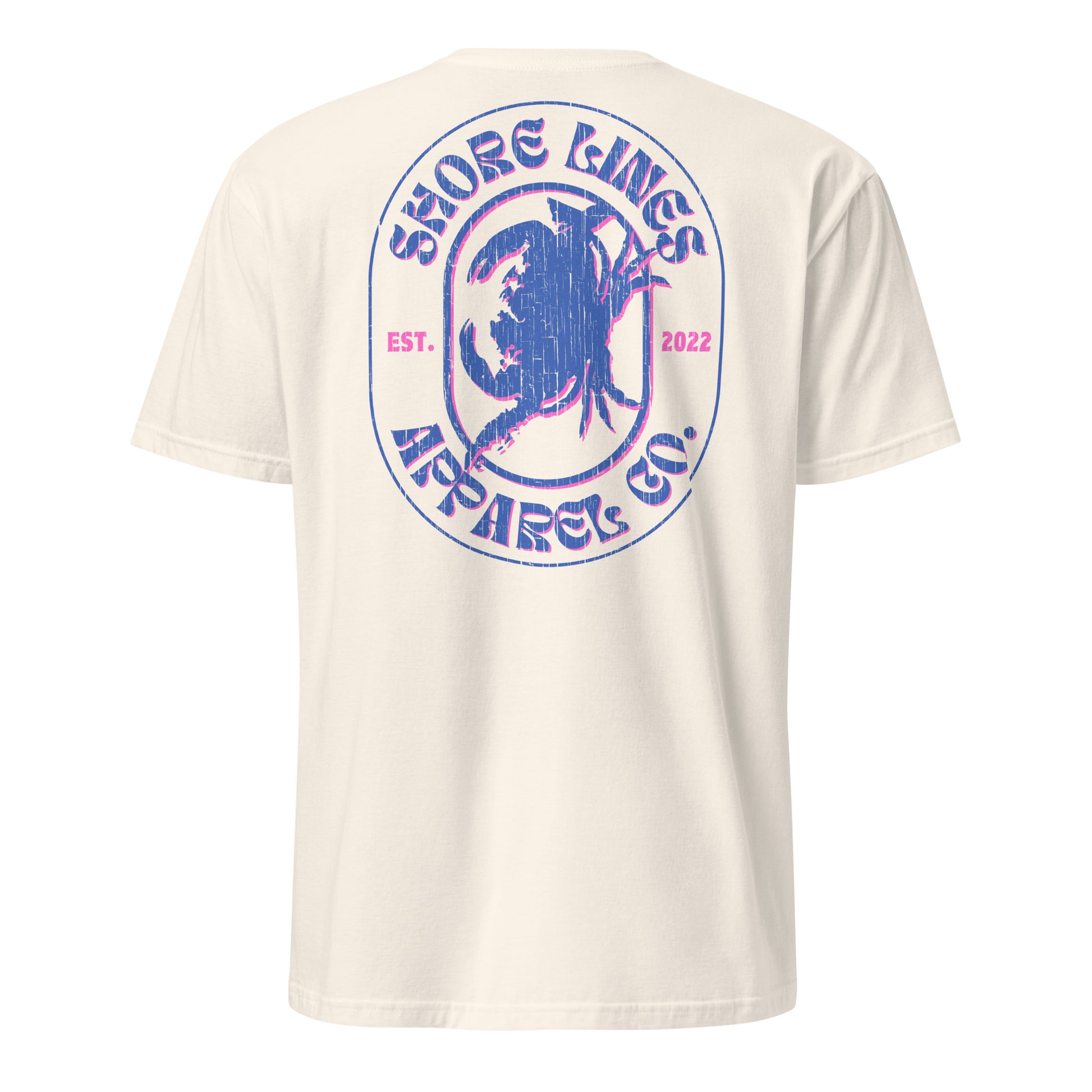 Shore Lines Retro | Short Sleeve-natural-Shore Lines Apparel Co.