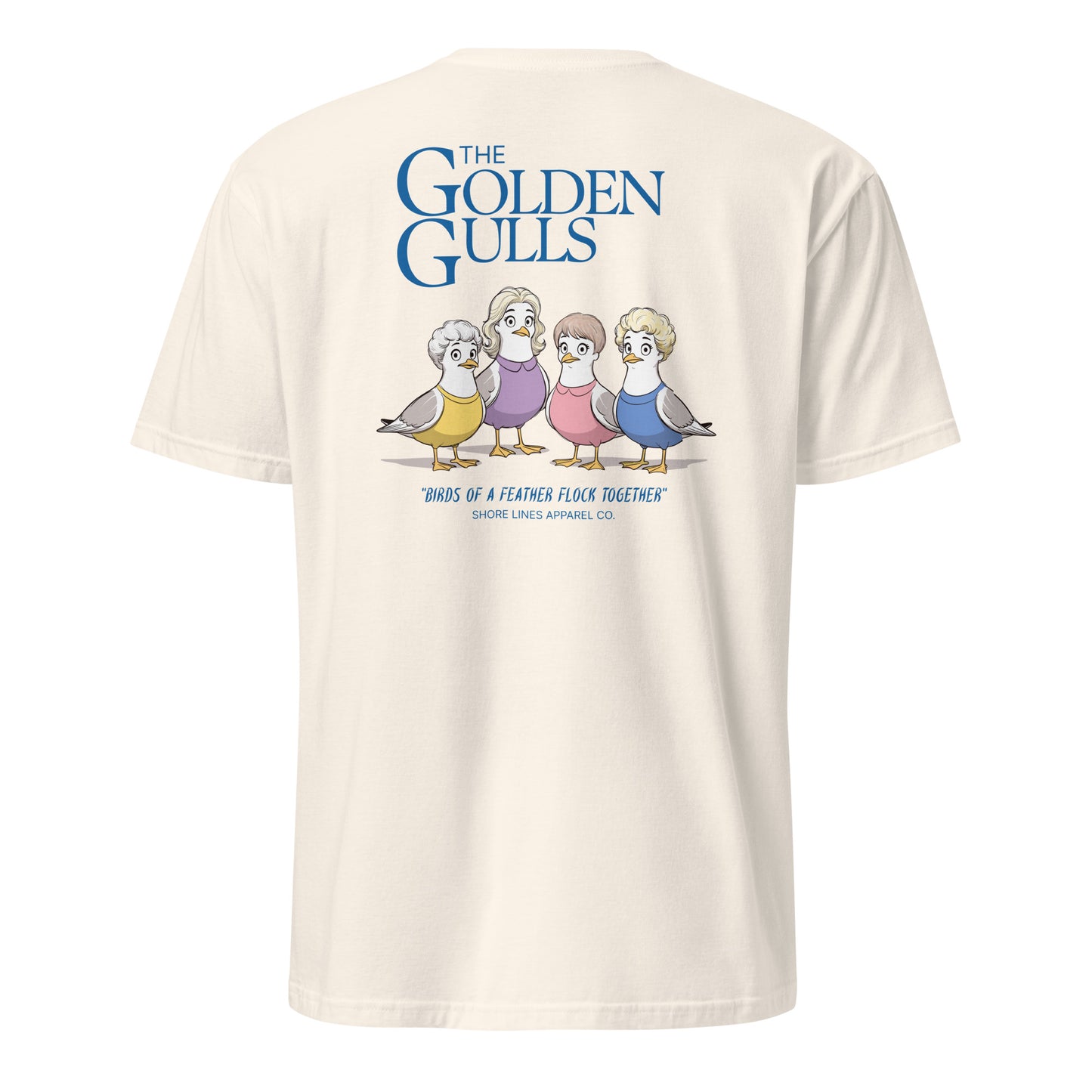 The Golden Gulls | Short Sleeve-natural-Shore Lines Apparel Co.™