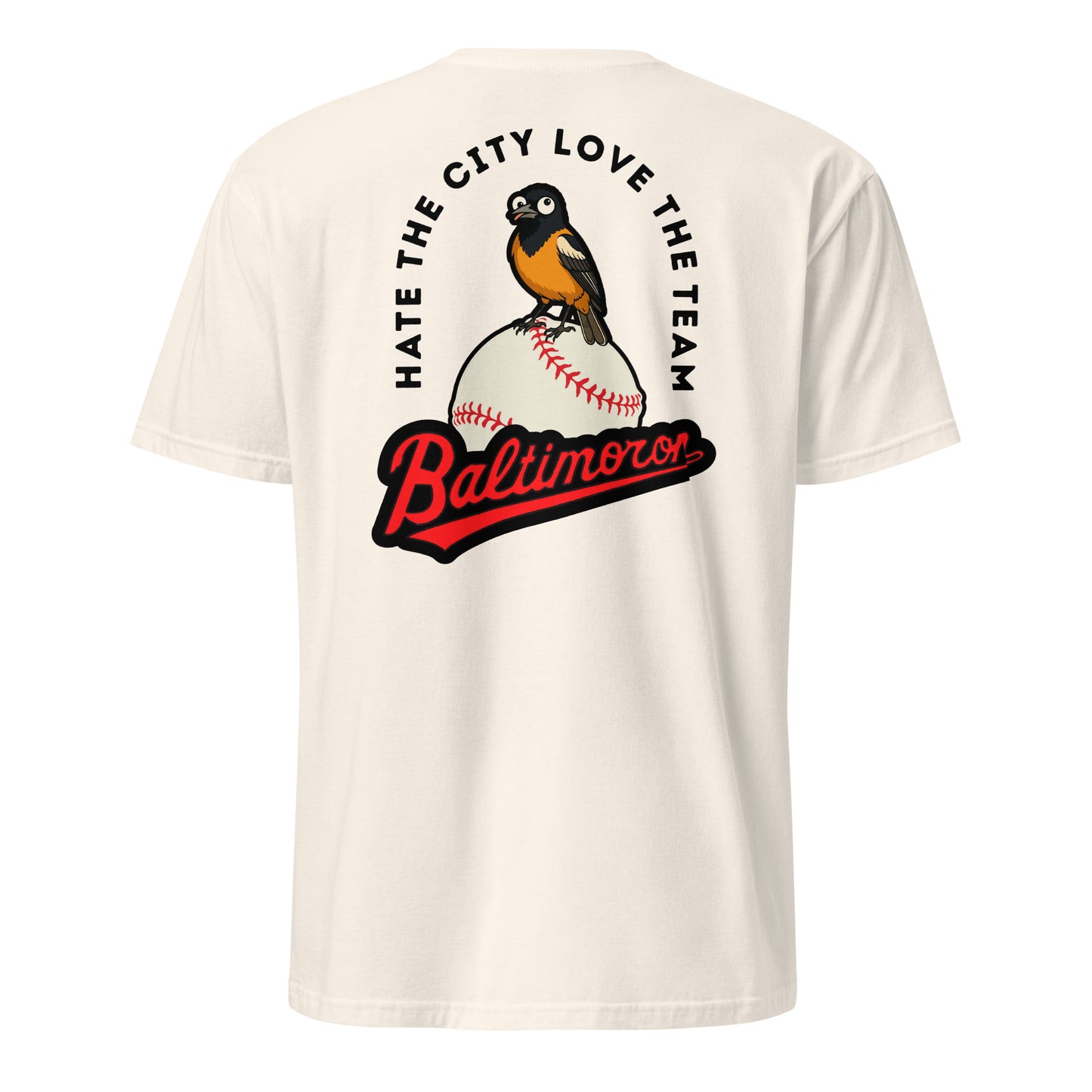 Baltimoron Orioles | Short Sleeve-natural-Shore Lines Apparel Co.™