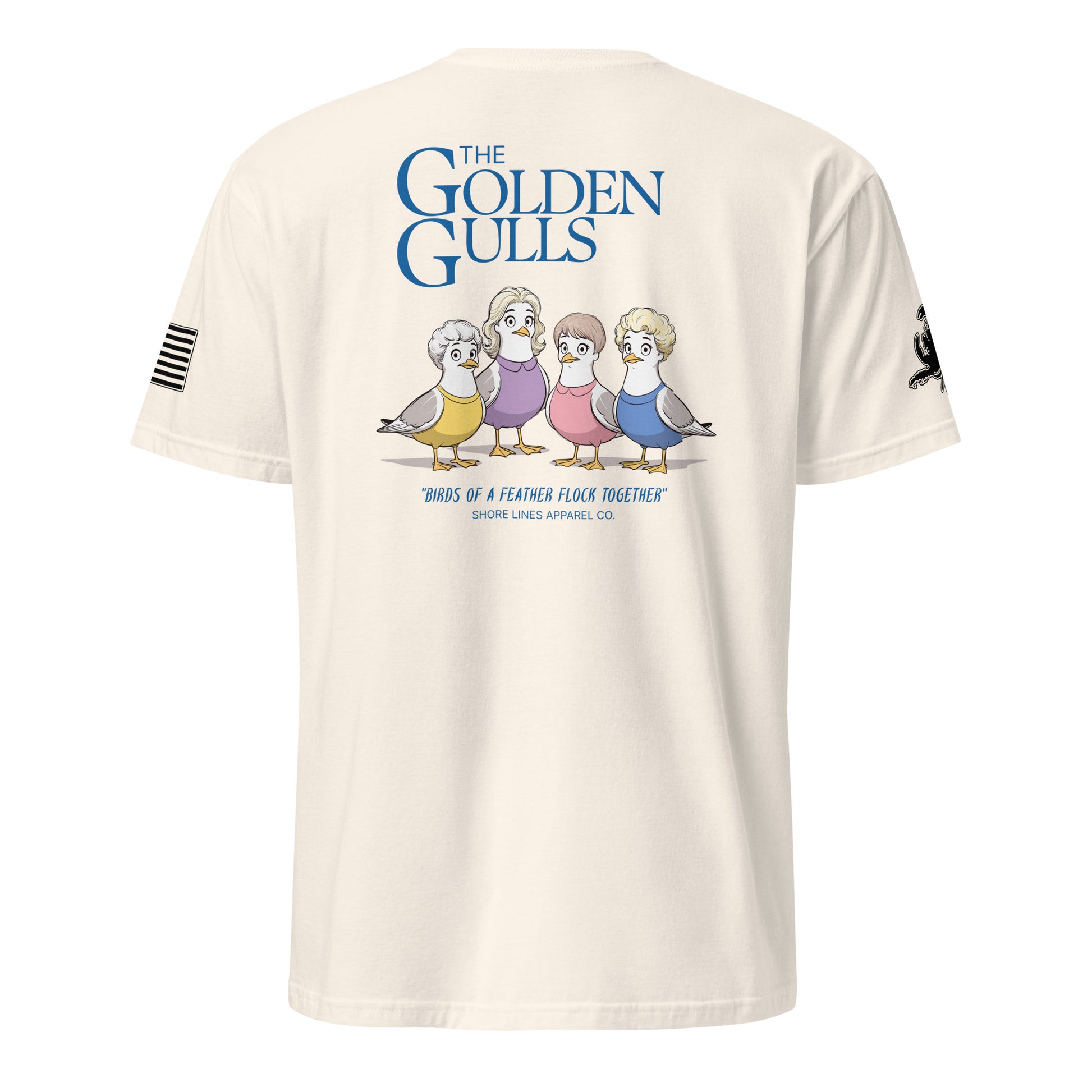 The Golden Gulls | Short Sleeve P-natural-Shore Lines Apparel Co.™