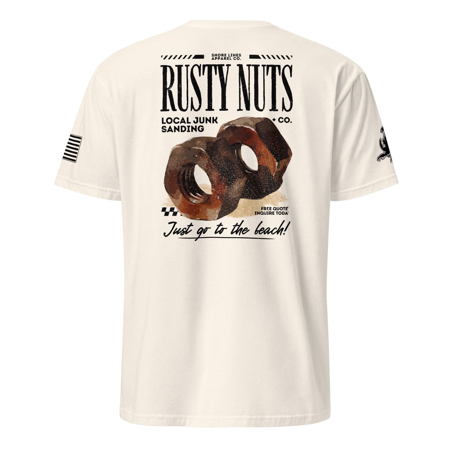 Rusty Nuts | Short Sleeve P-natural-Shore Lines Apparel Co.™