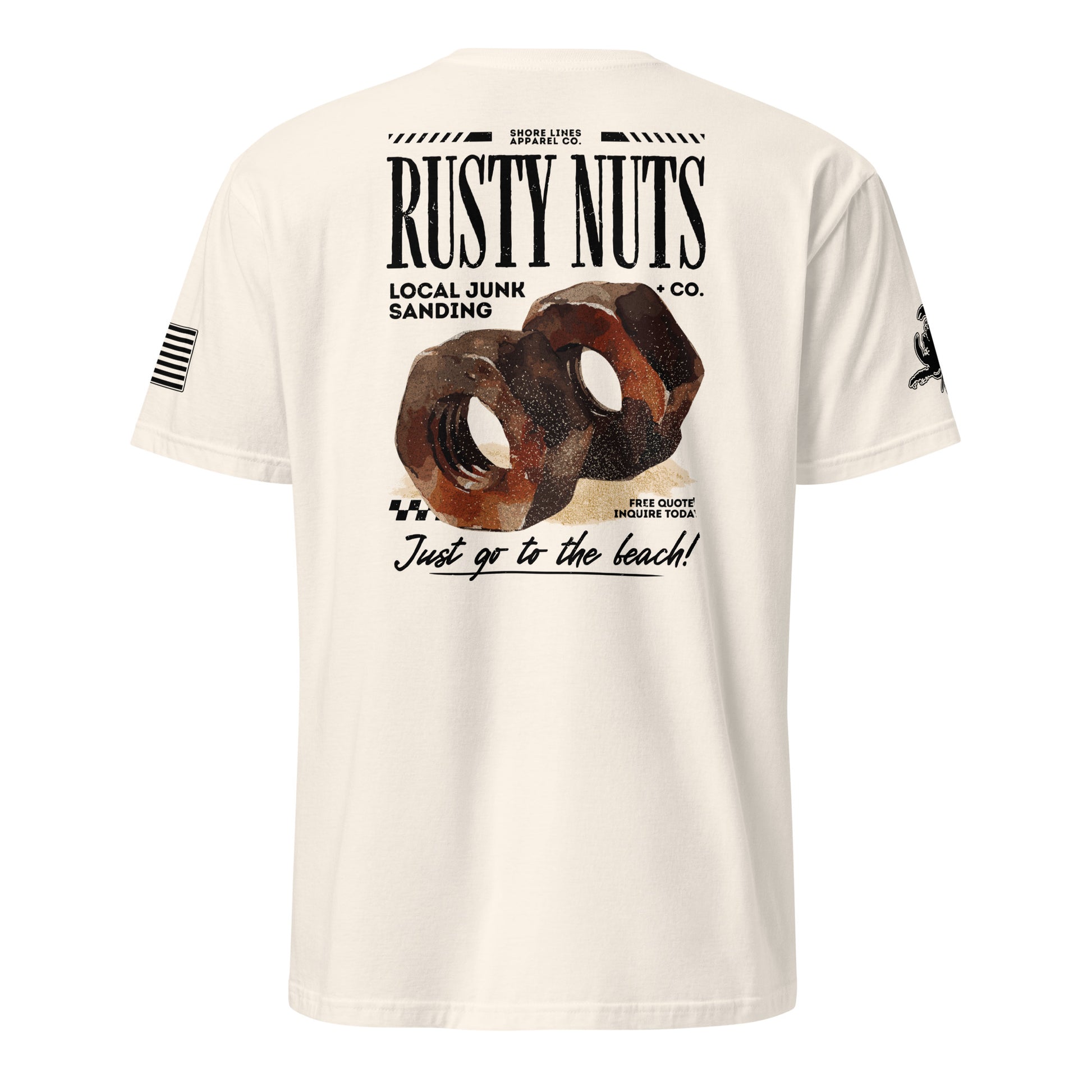 Rusty Nuts | Short Sleeve P-natural-Shore Lines Apparel Co.™