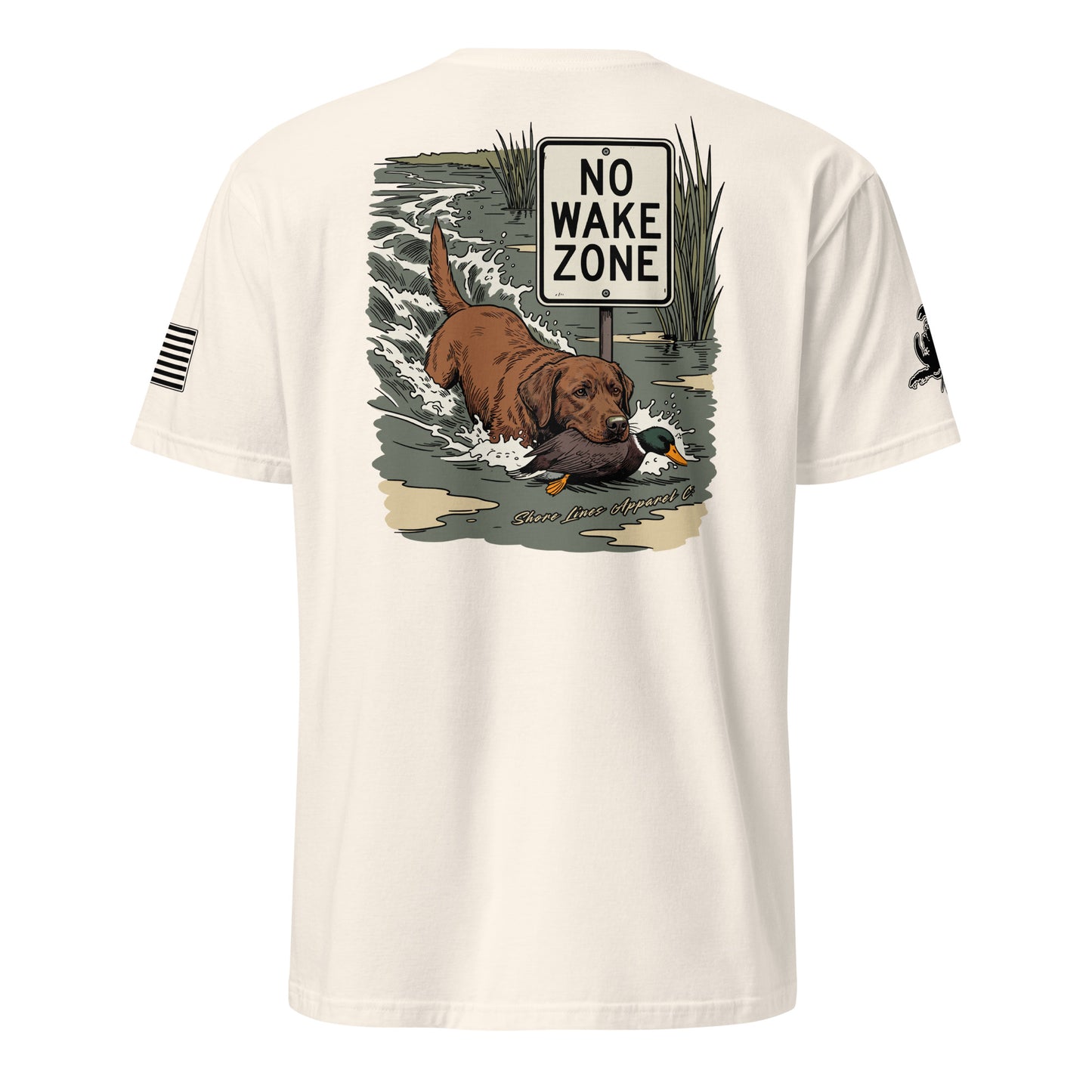 No Wake Zone | Short Sleeve P-natural-Shore Lines Apparel Co.™