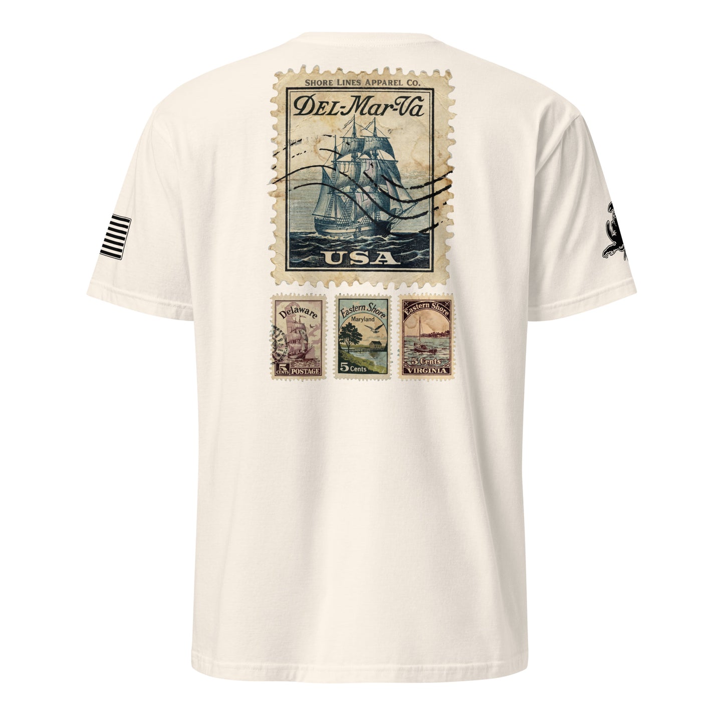 Stamps | Short Sleeve P-natural-Shore Lines Apparel Co.™