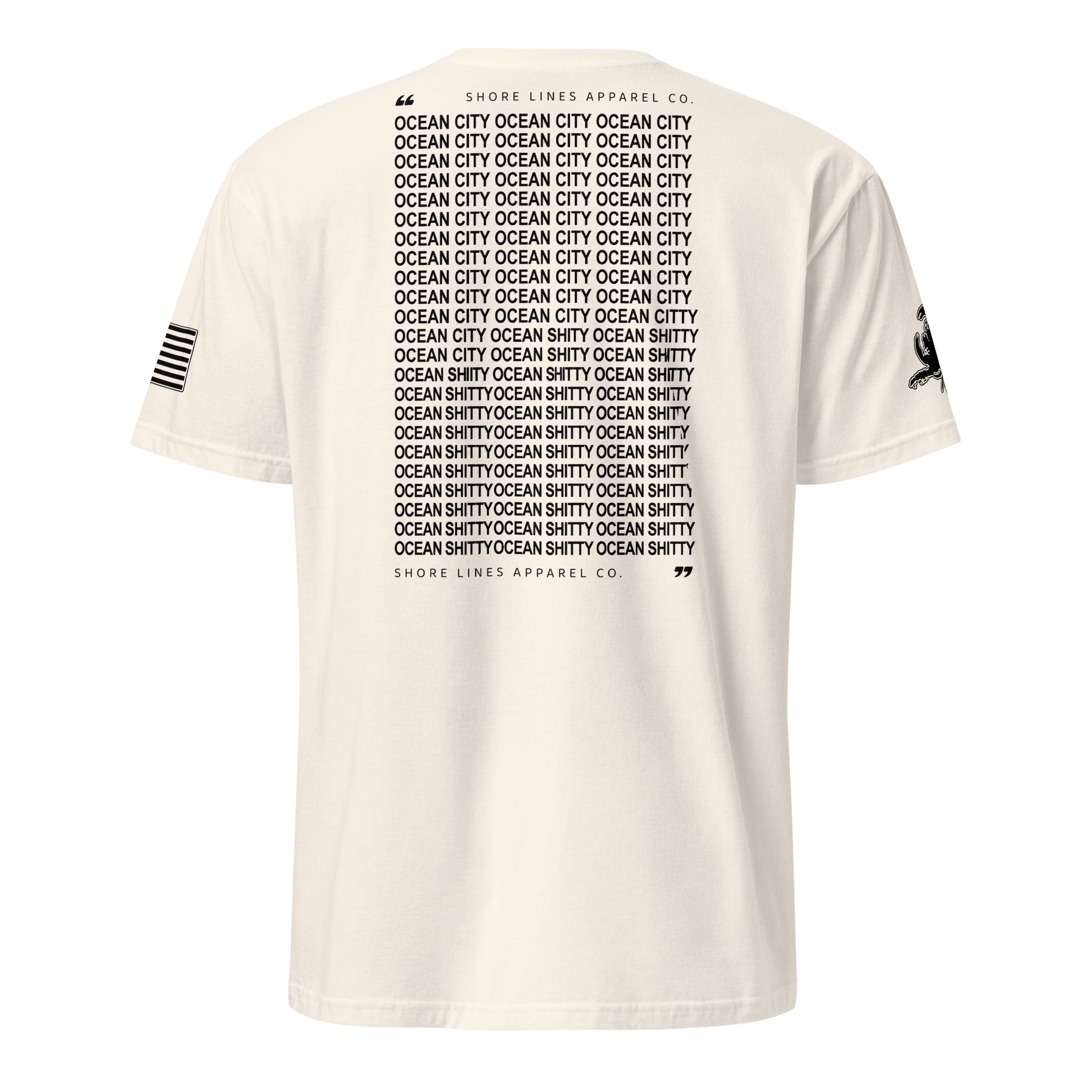 Ocean Shitty | Short Sleeve P-natural-Shore Lines Apparel Co.™