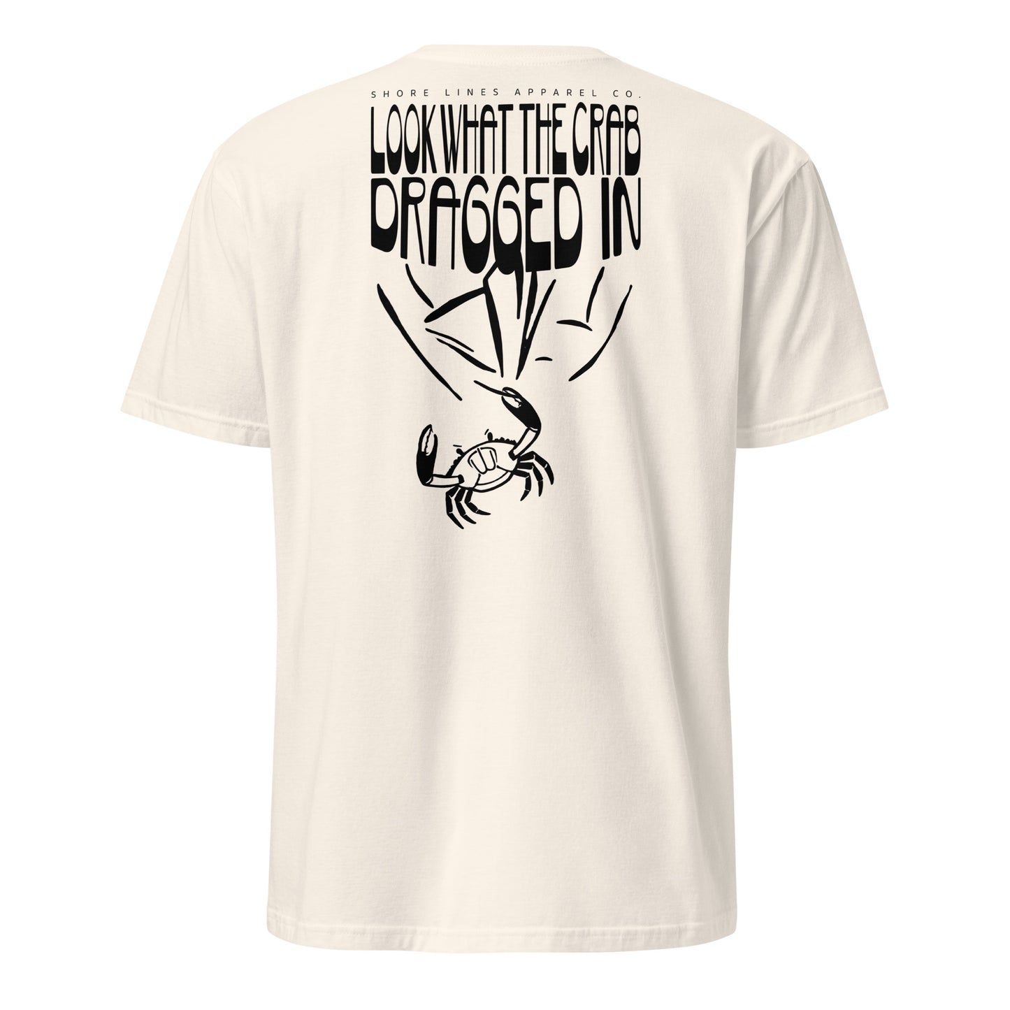 Look What the Crab Dragged In | Short Sleeve-natural-Shore Lines Apparel Co.™