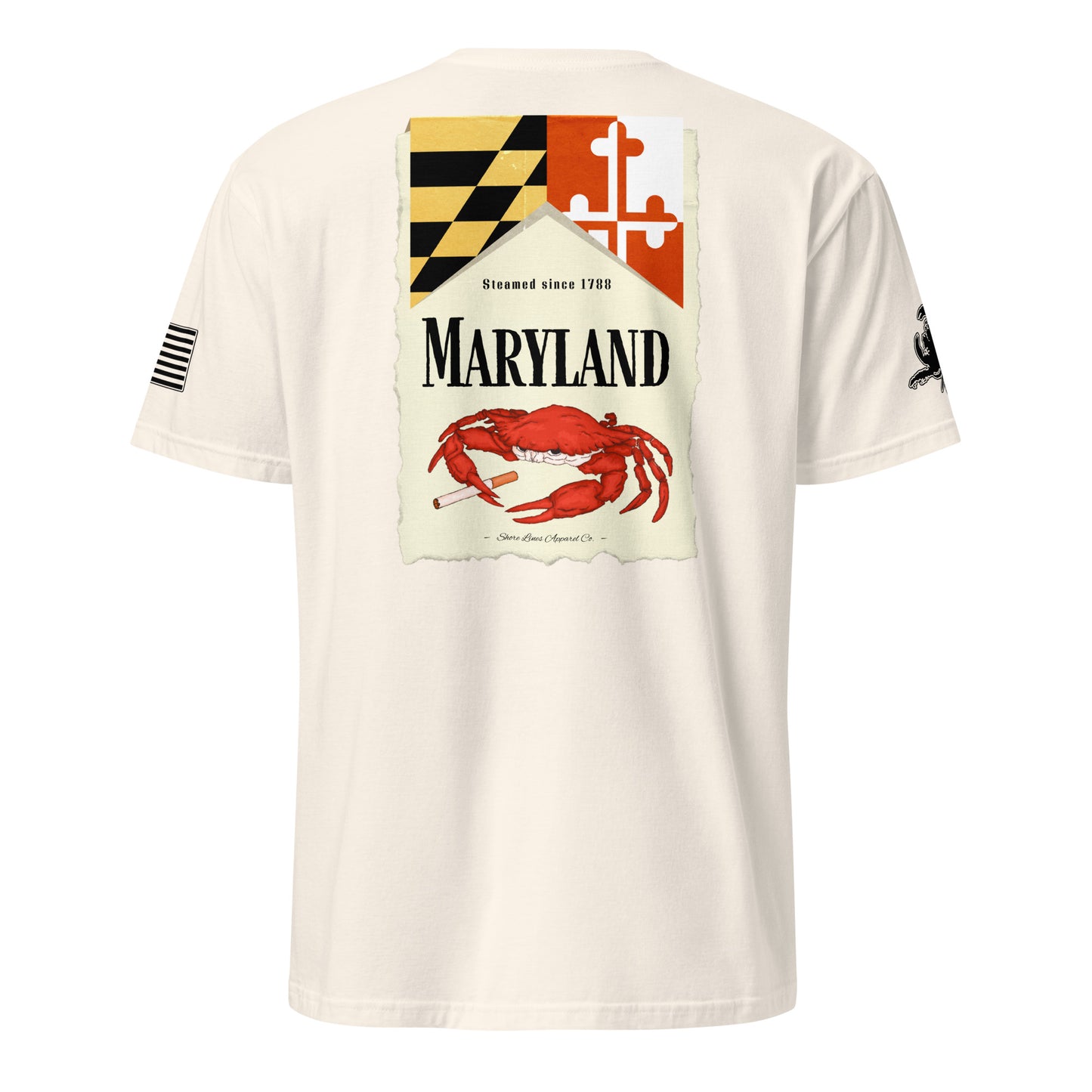 Maryland | Short Sleeve P-natural-Shore Lines Apparel Co.™