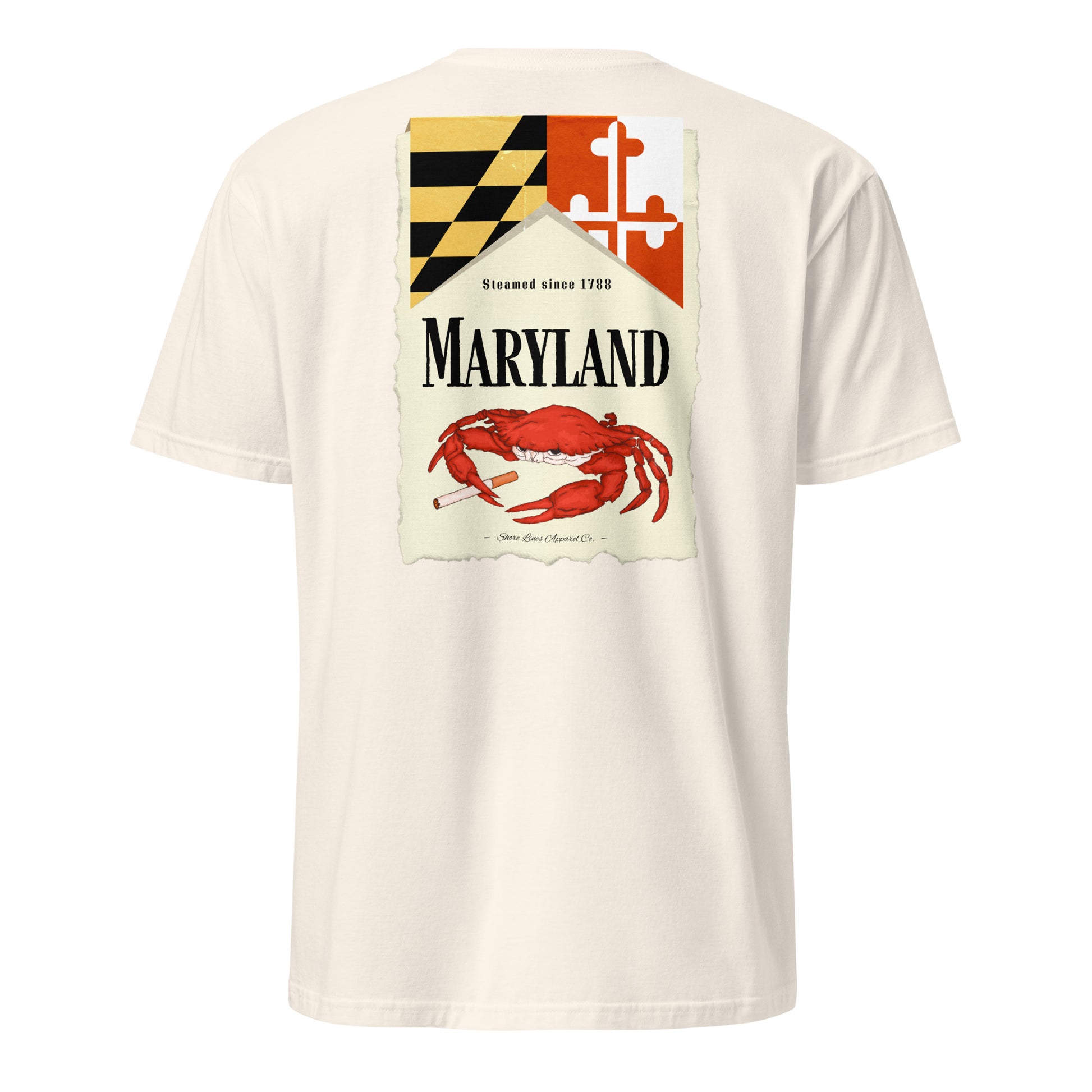 Maryland | Short Sleeve-natural-Shore Lines Apparel Co.™