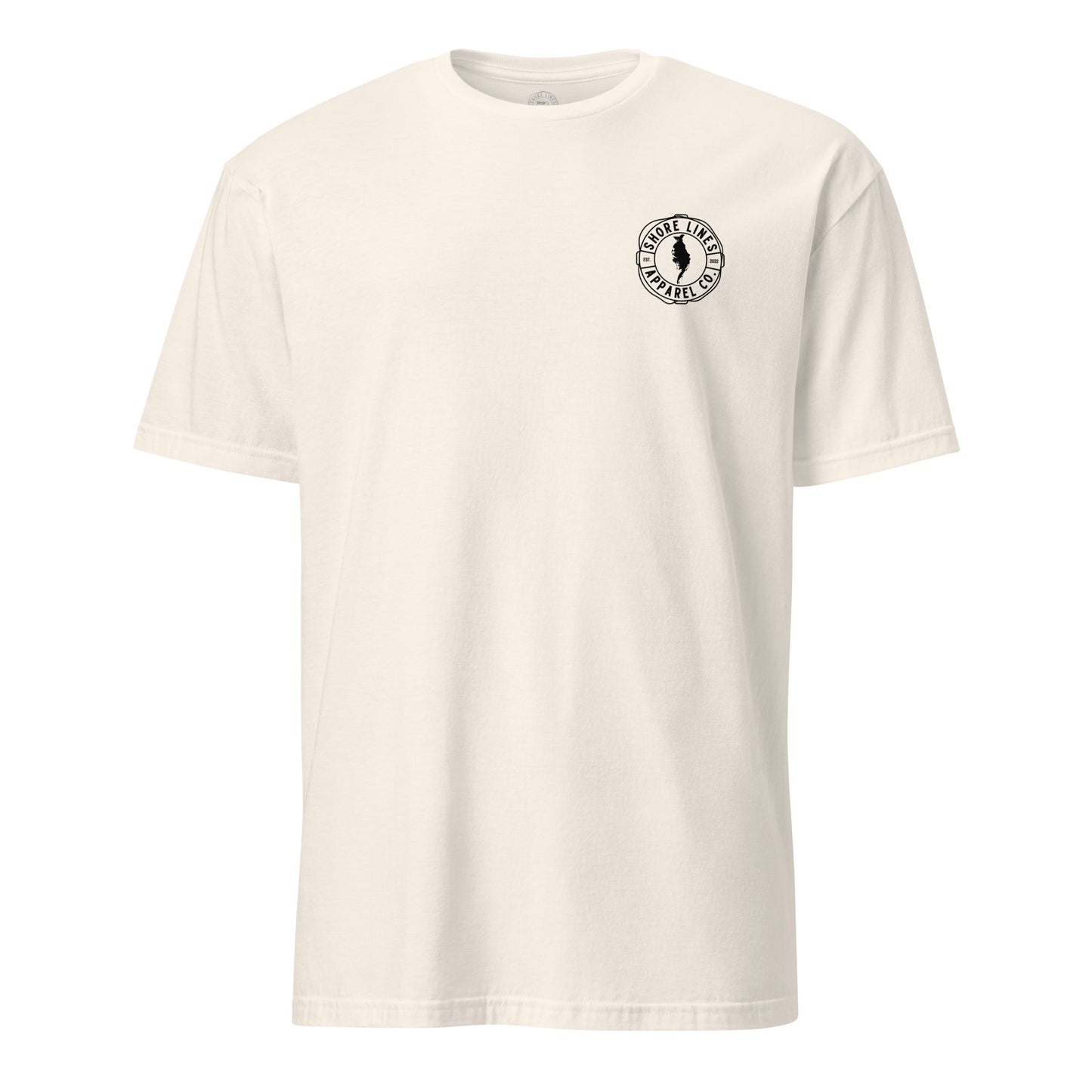 Shore Lines Retro | Short Sleeve-natural-Shore Lines Apparel Co.