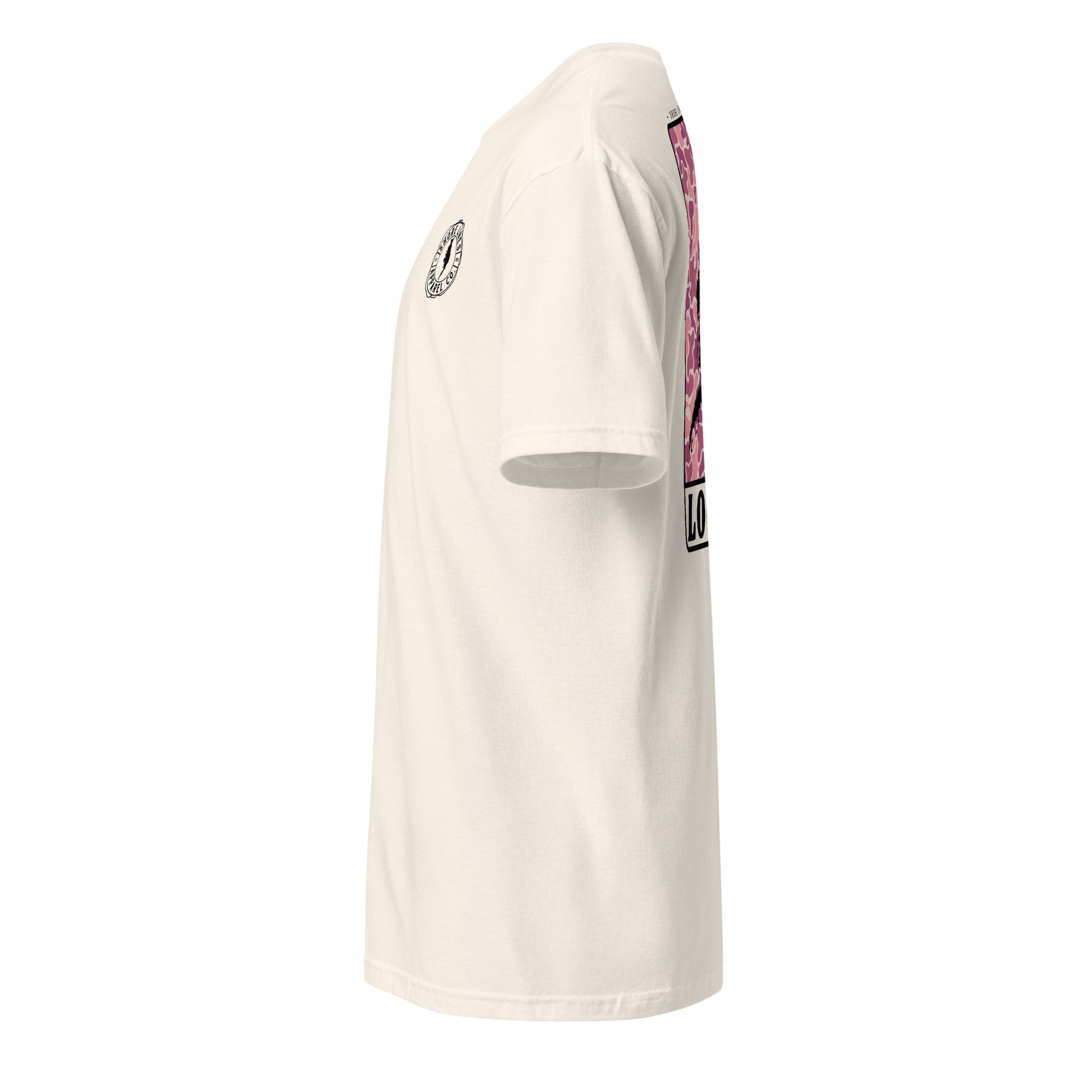 LOCAL (pink) | Short Sleeve-natural-Shore Lines Apparel Co.