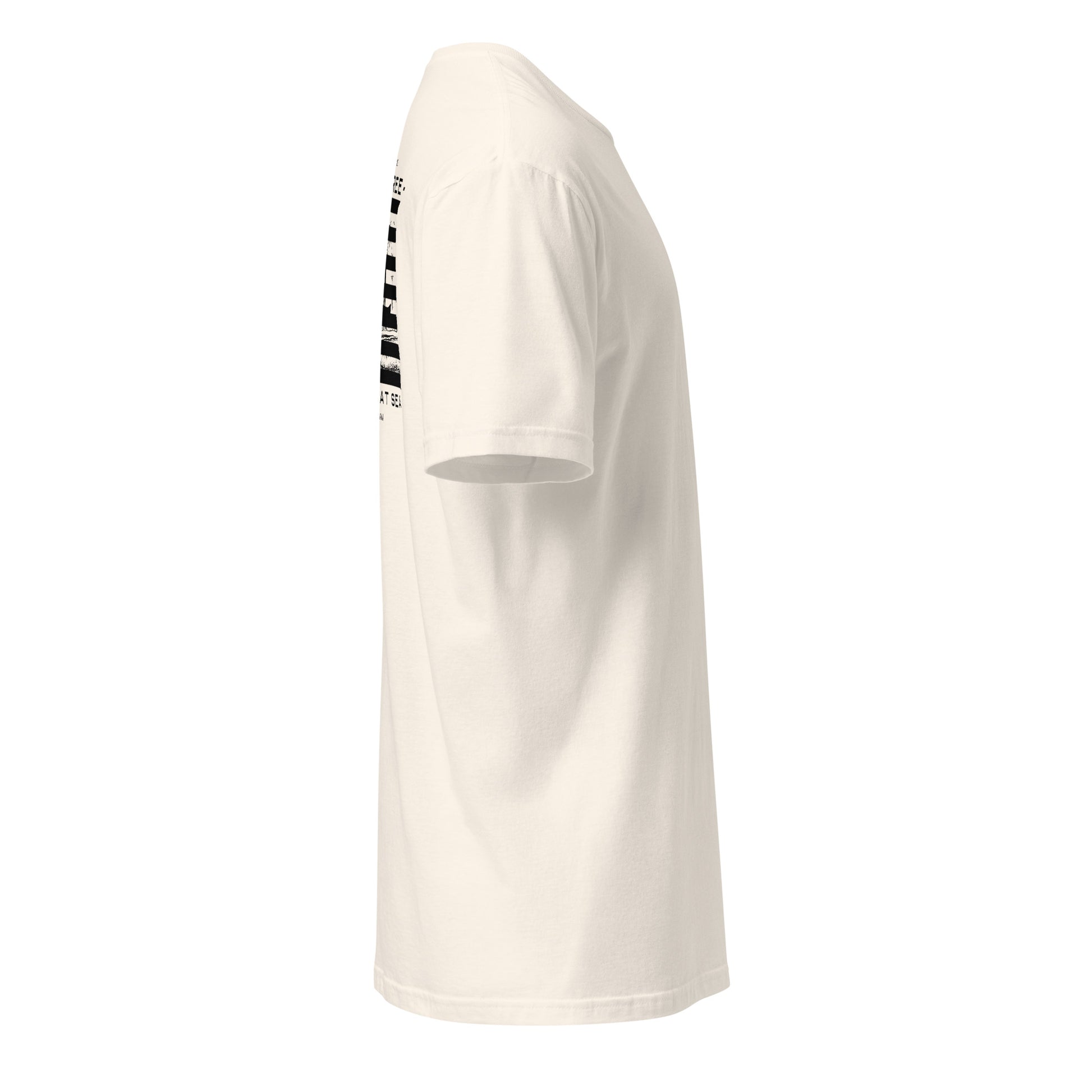 Born Free Raised at Sea | Short Sleeve-natural-Shore Lines Apparel Co.