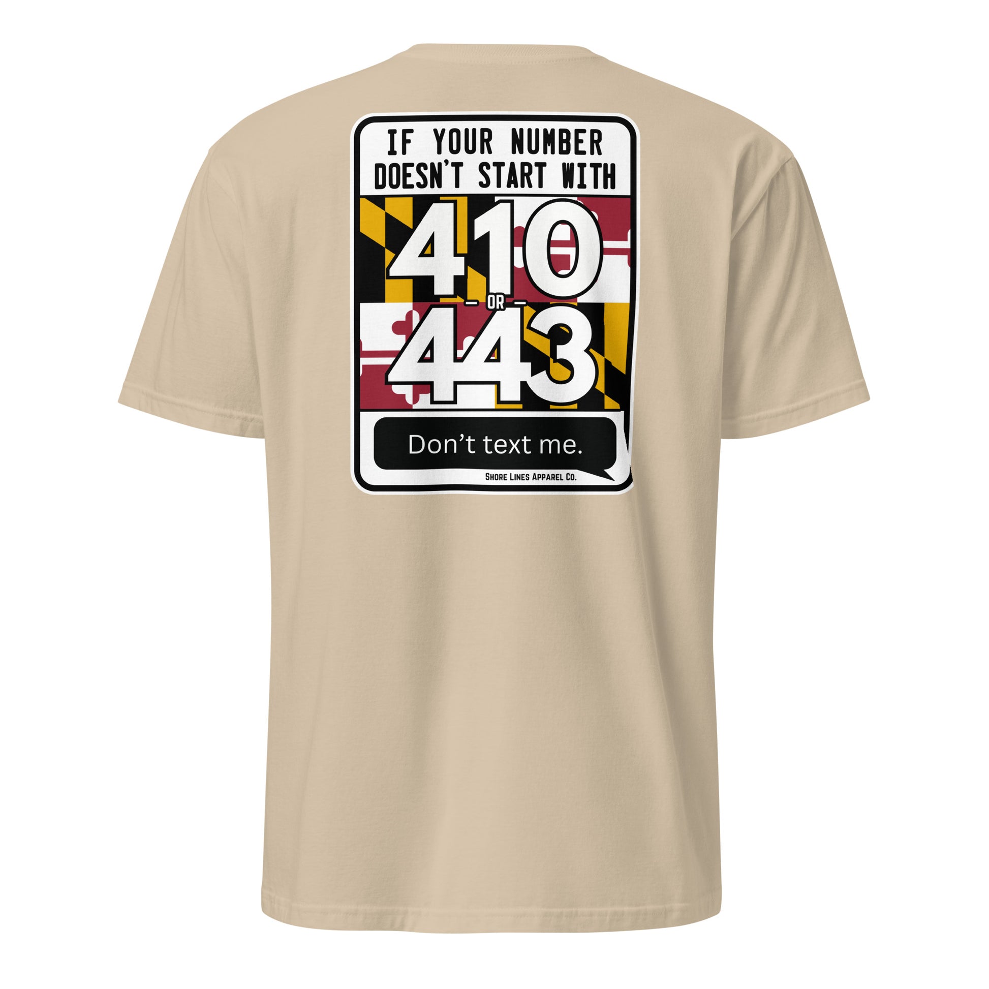 410/443 Area Code | SS-sand-Shore Lines Apparel Co.