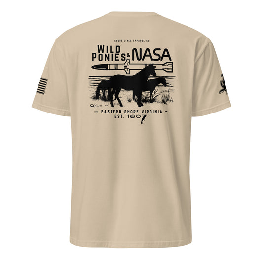 Wild Ponies & NASA | SS P-sand-Shore Lines Apparel Co.