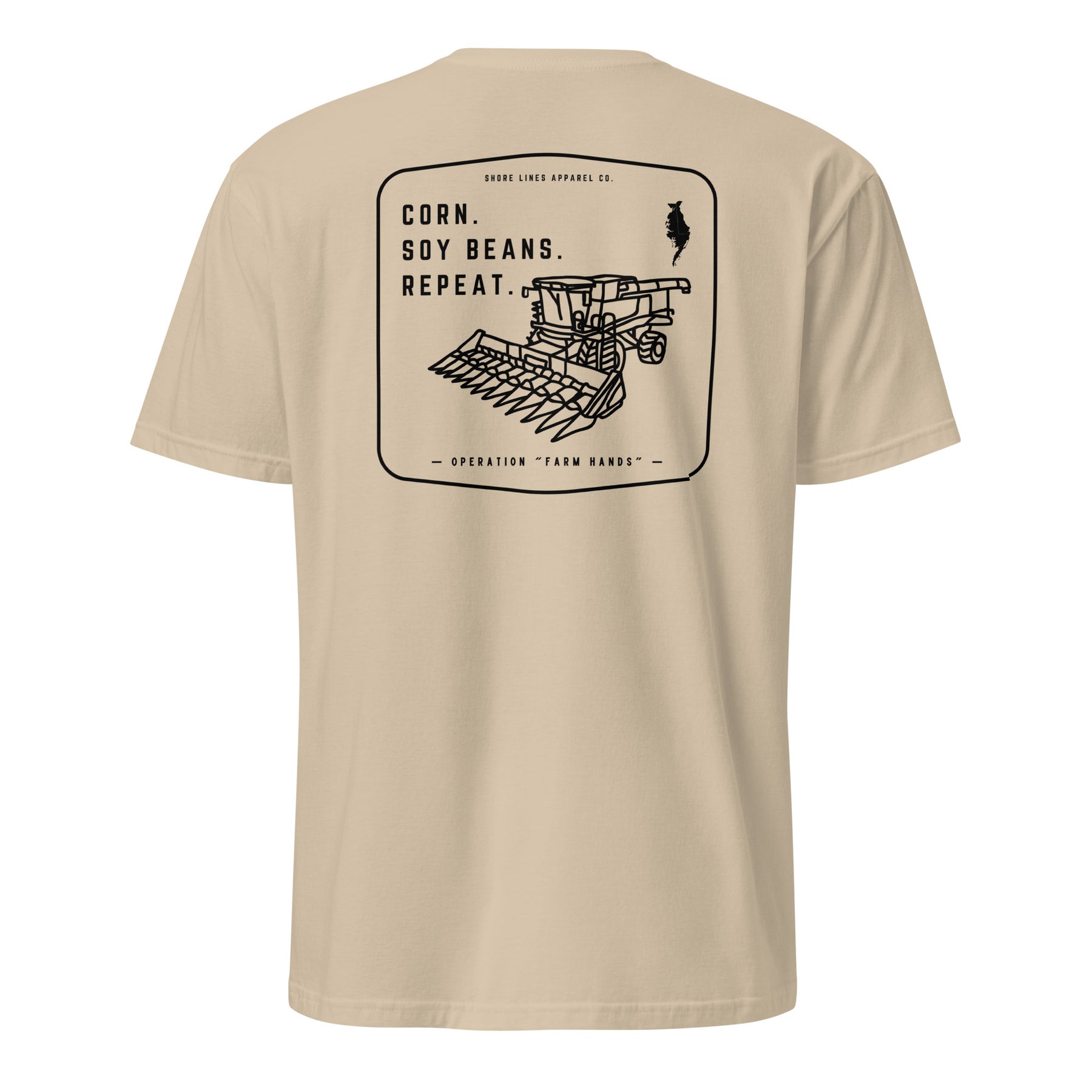Operation Farm Hands | Short Sleeve-sand-Shore Lines Apparel Co.