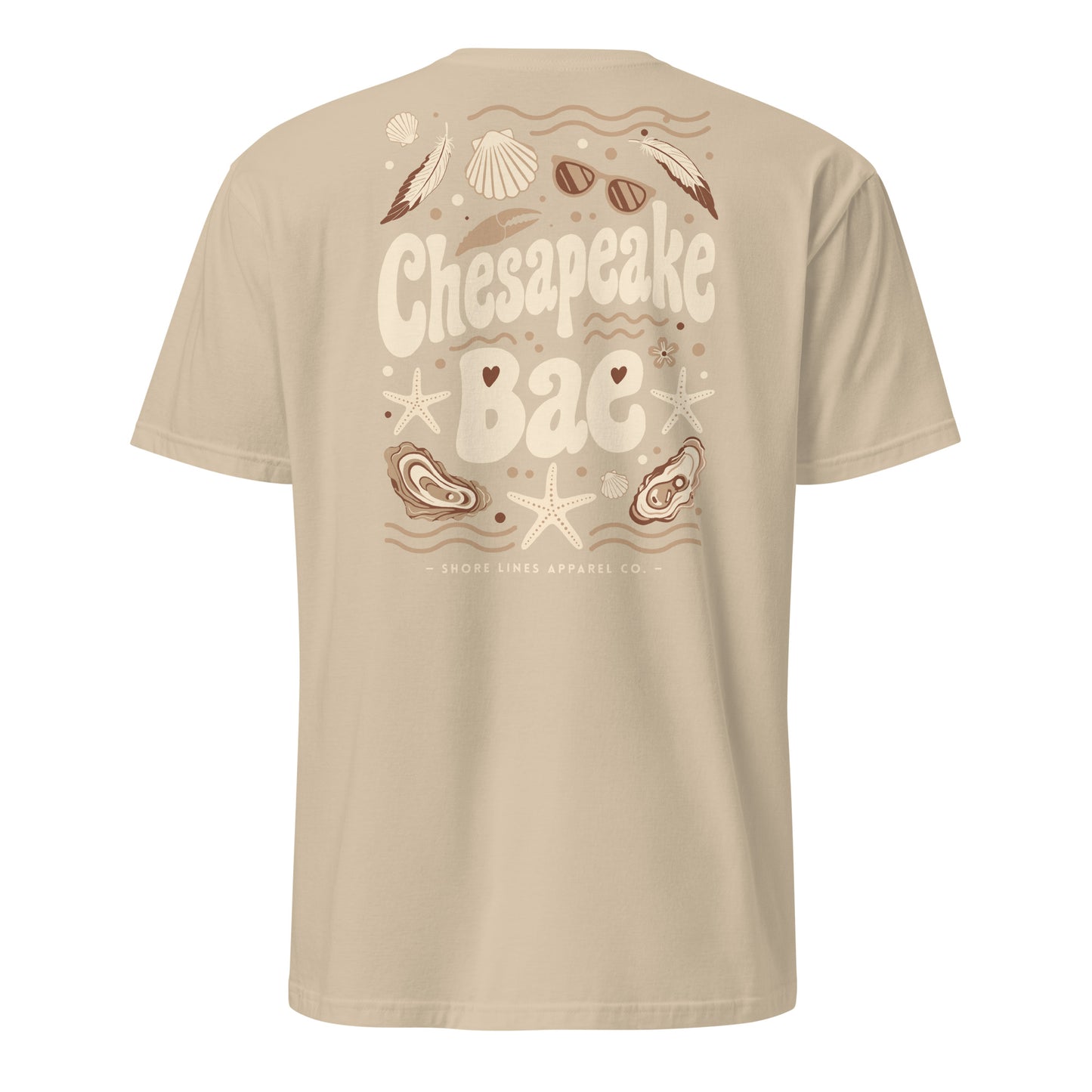 Chesapeake Bae | Short Sleeve-sand-Shore Lines Apparel Co.™
