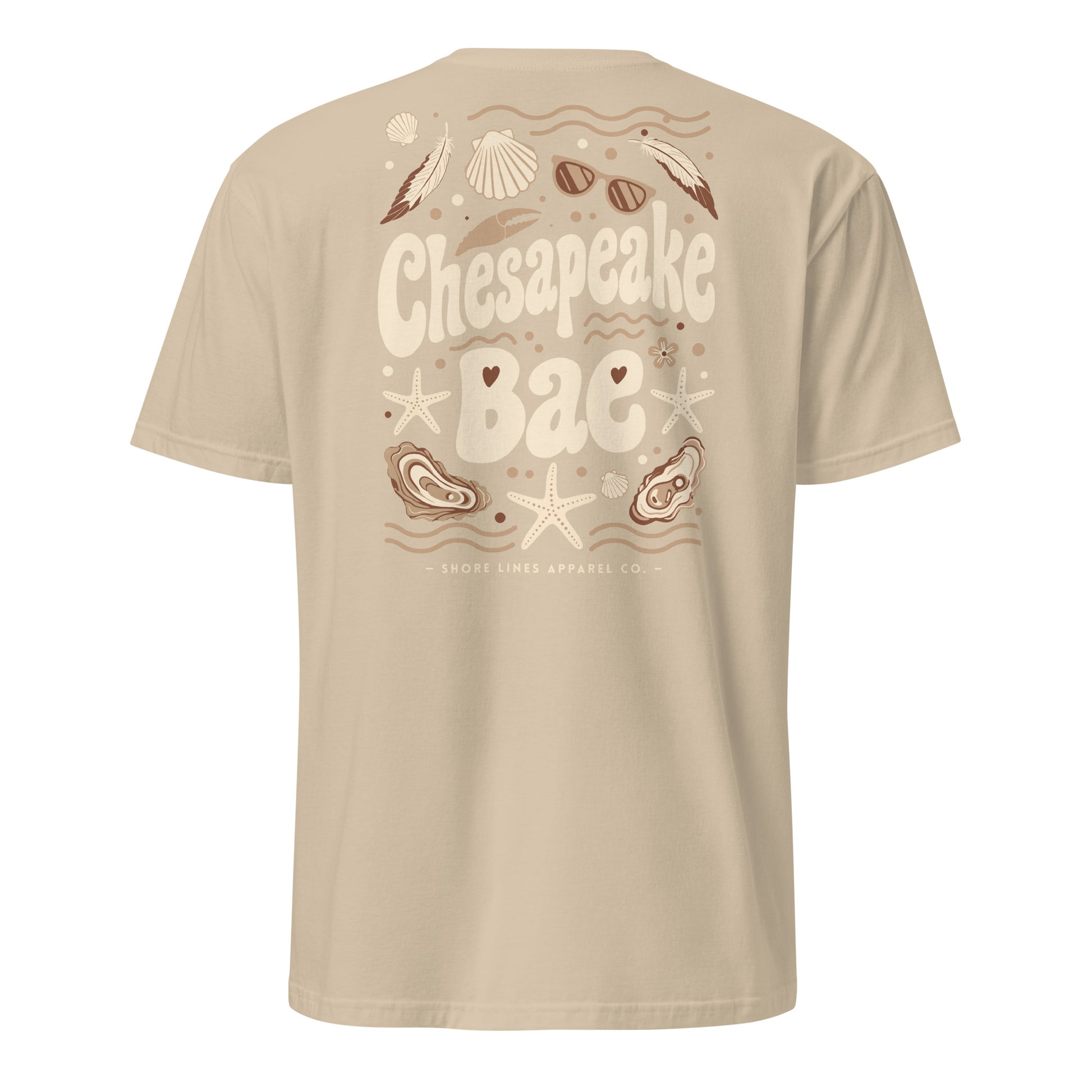 Chesapeake Bae | Short Sleeve-sand-Shore Lines Apparel Co.™