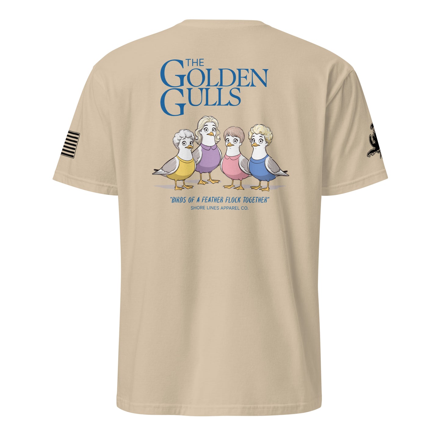 The Golden Gulls | Short Sleeve P-sand-Shore Lines Apparel Co.™