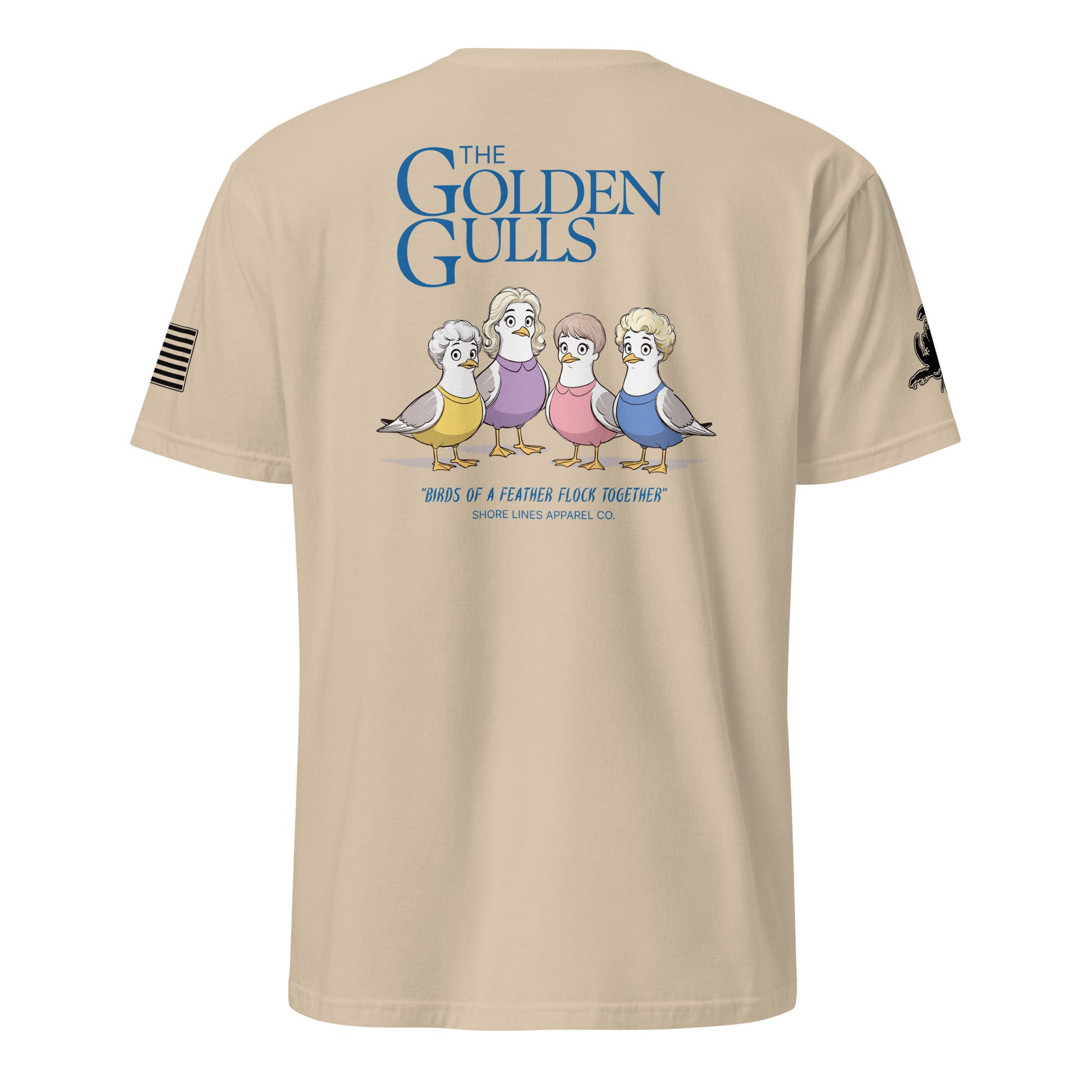 The Golden Gulls | Short Sleeve P-sand-Shore Lines Apparel Co.™