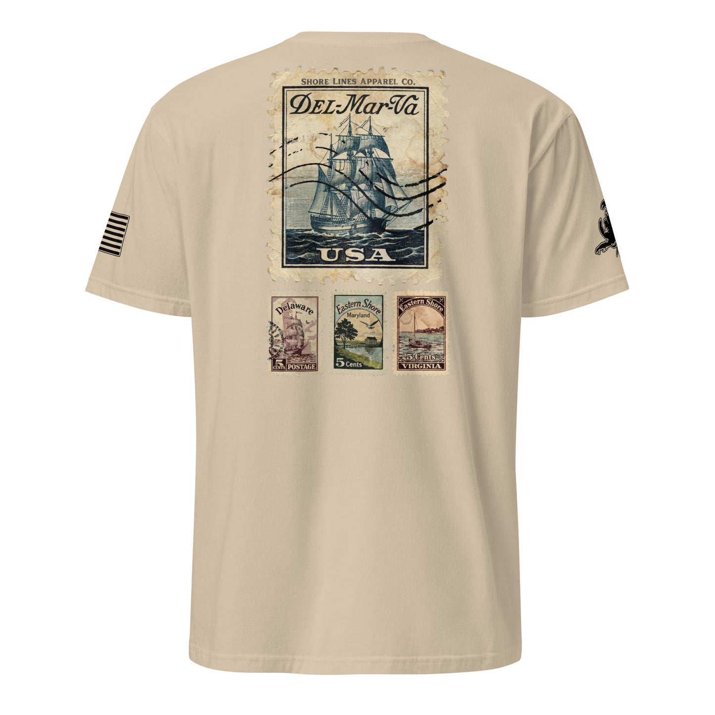 Stamps | Short Sleeve P-sand-Shore Lines Apparel Co.™