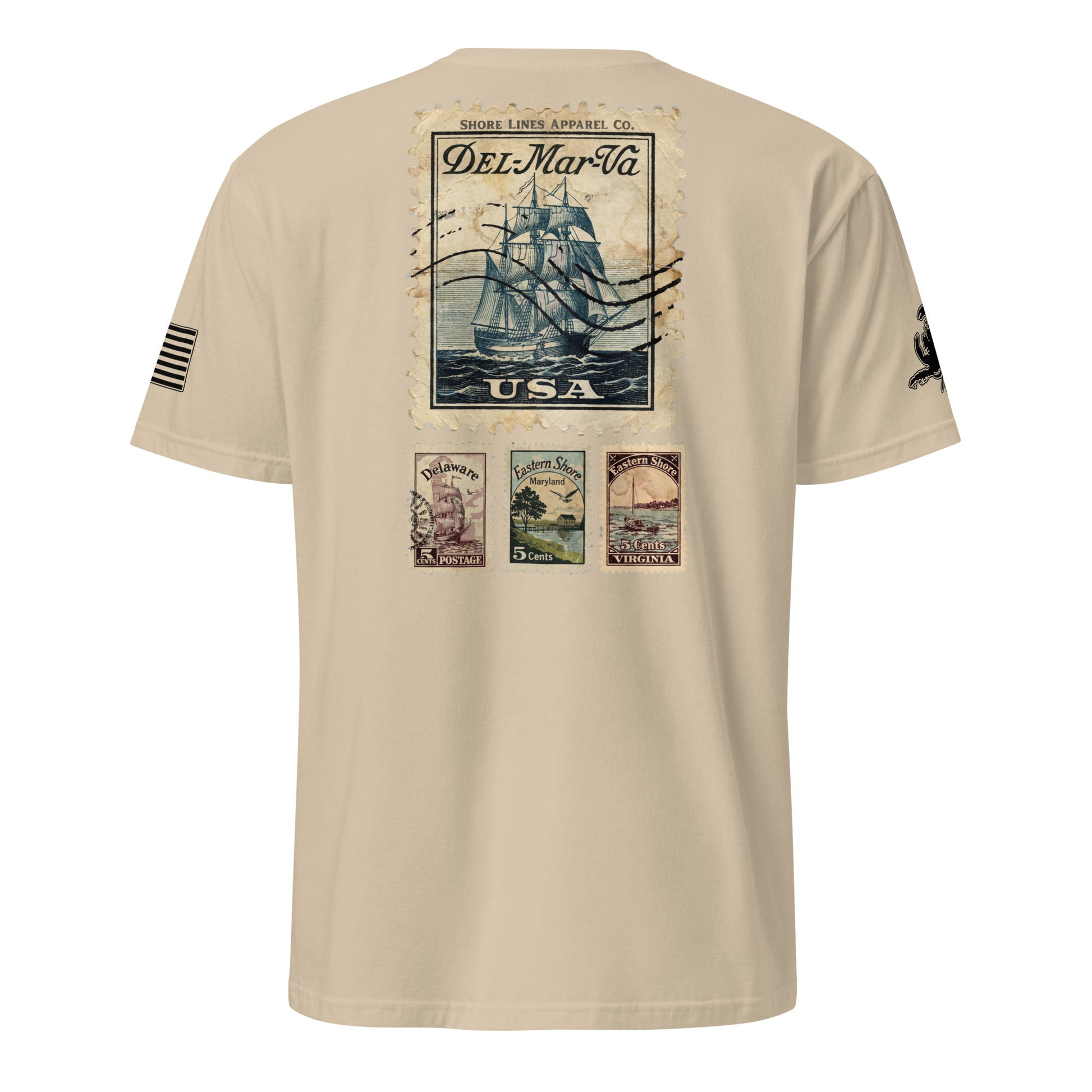 Stamps | Short Sleeve P-sand-Shore Lines Apparel Co.™