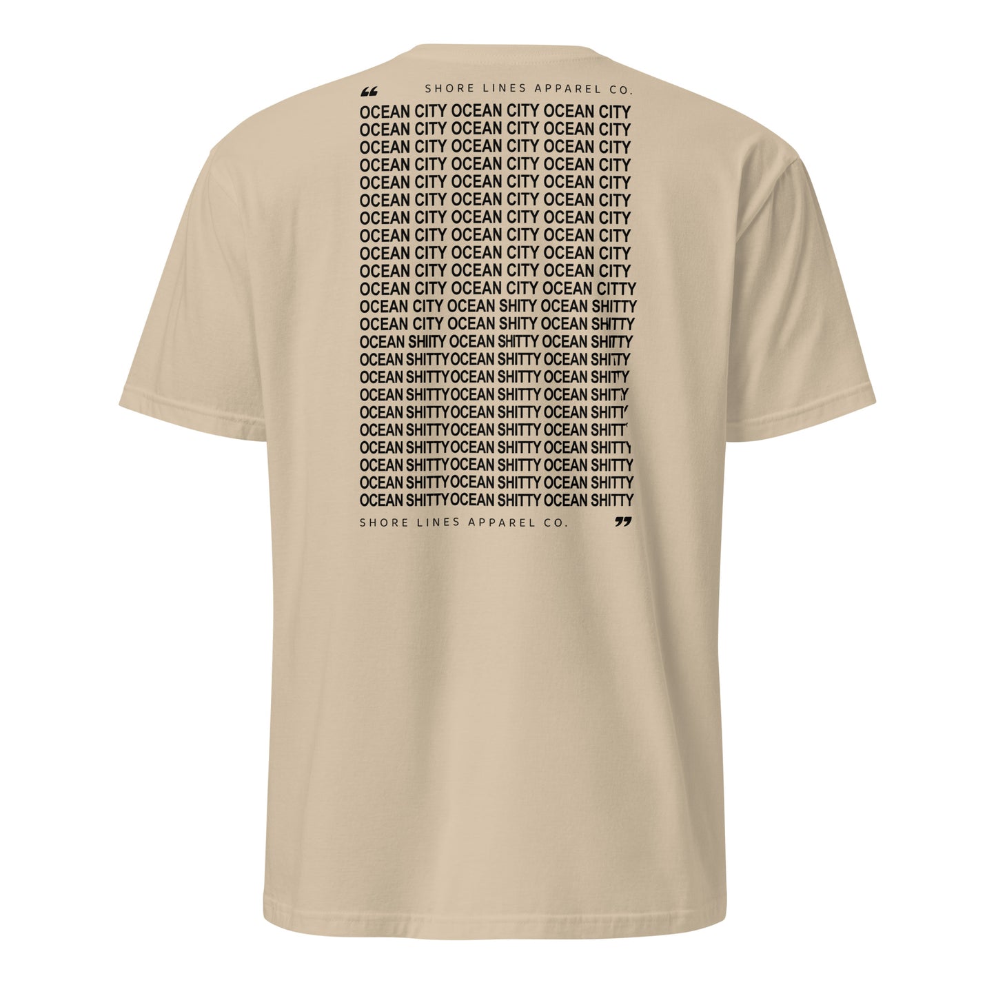 Ocean Shitty | Short Sleeve-sand-Shore Lines Apparel Co.™
