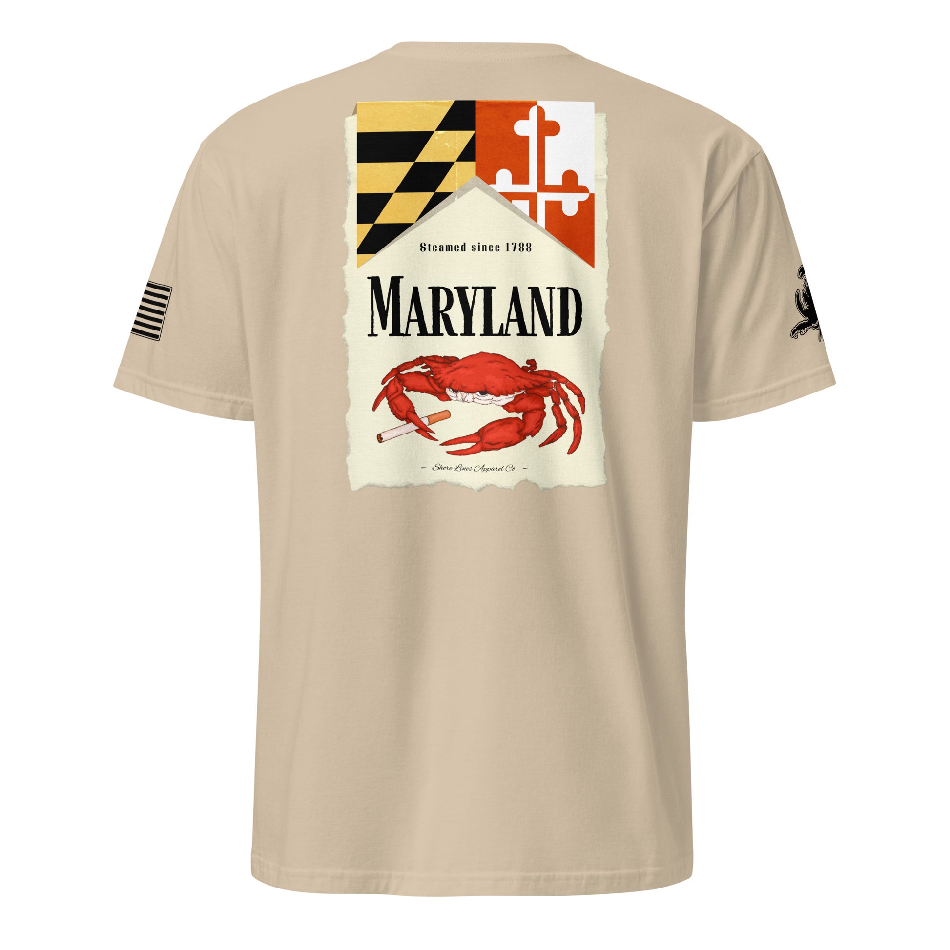Maryland | Short Sleeve P-sand-Shore Lines Apparel Co.™