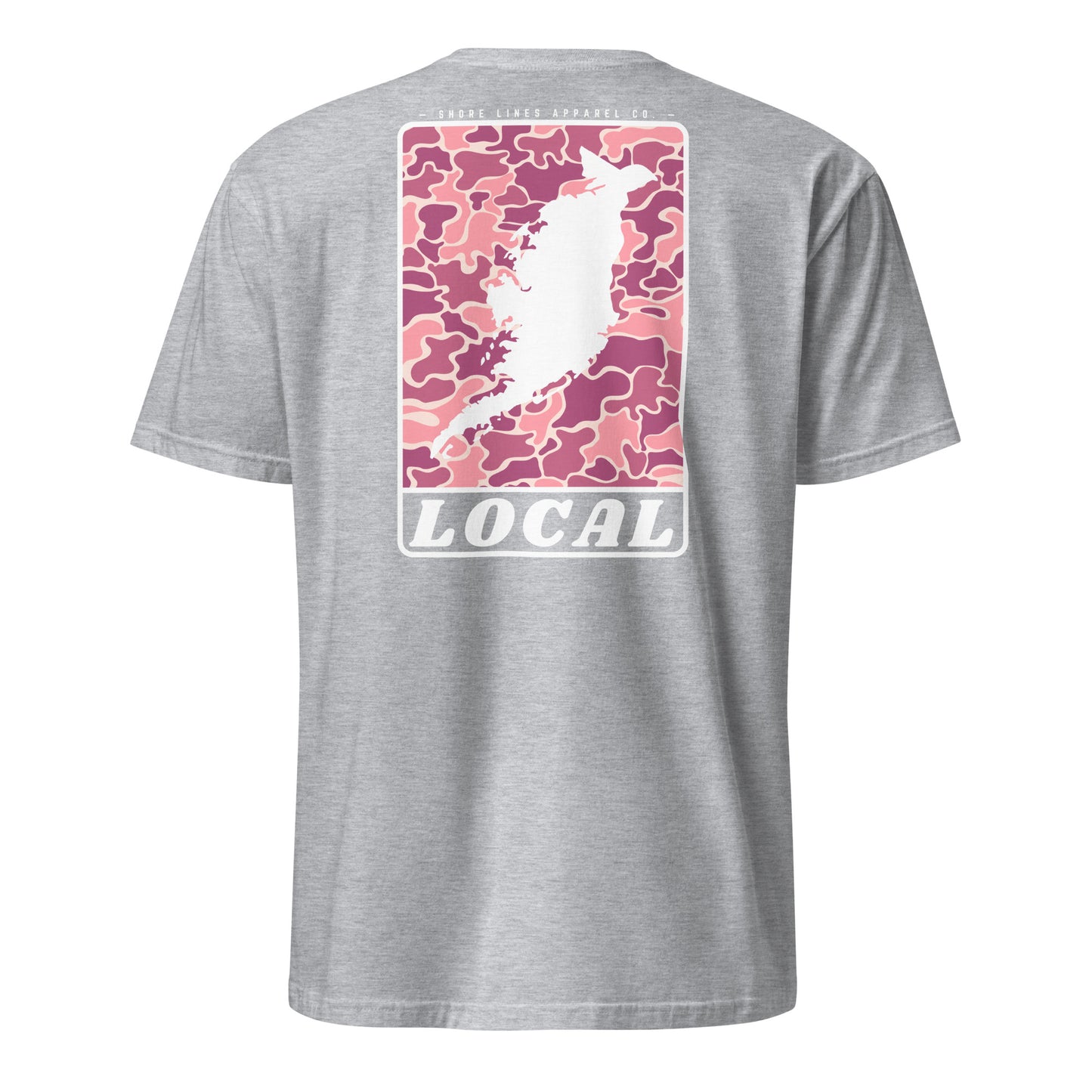 LOCAL (pink) | Core SS-sportgrey-Shore Lines Apparel Co.