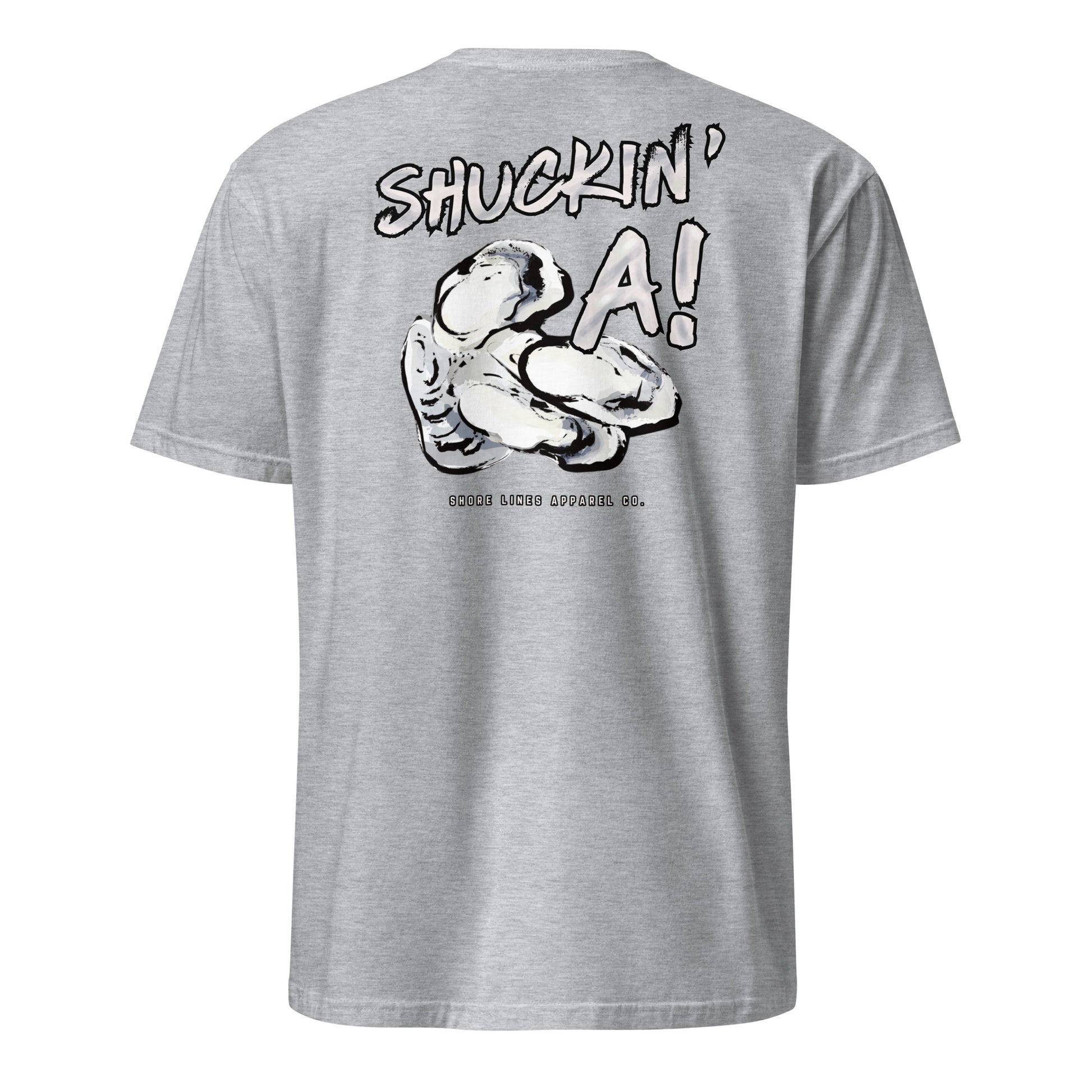 Shuckin A | Core SS-sportgrey-Shore Lines Apparel Co.