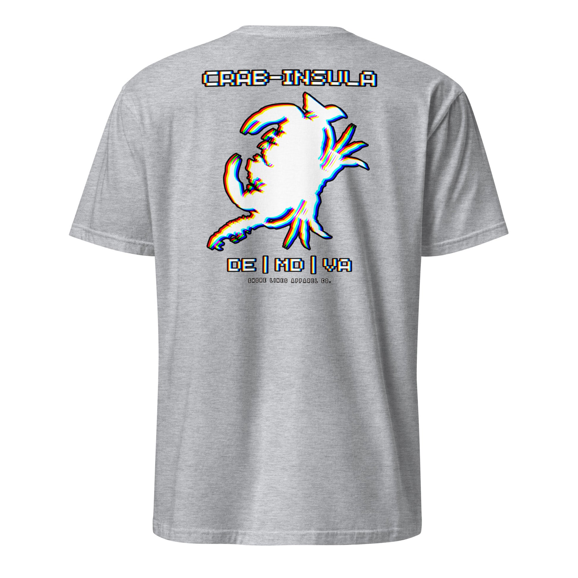 Crabinsula (Retro) | SS-sportgrey-Shore Lines Apparel Co.
