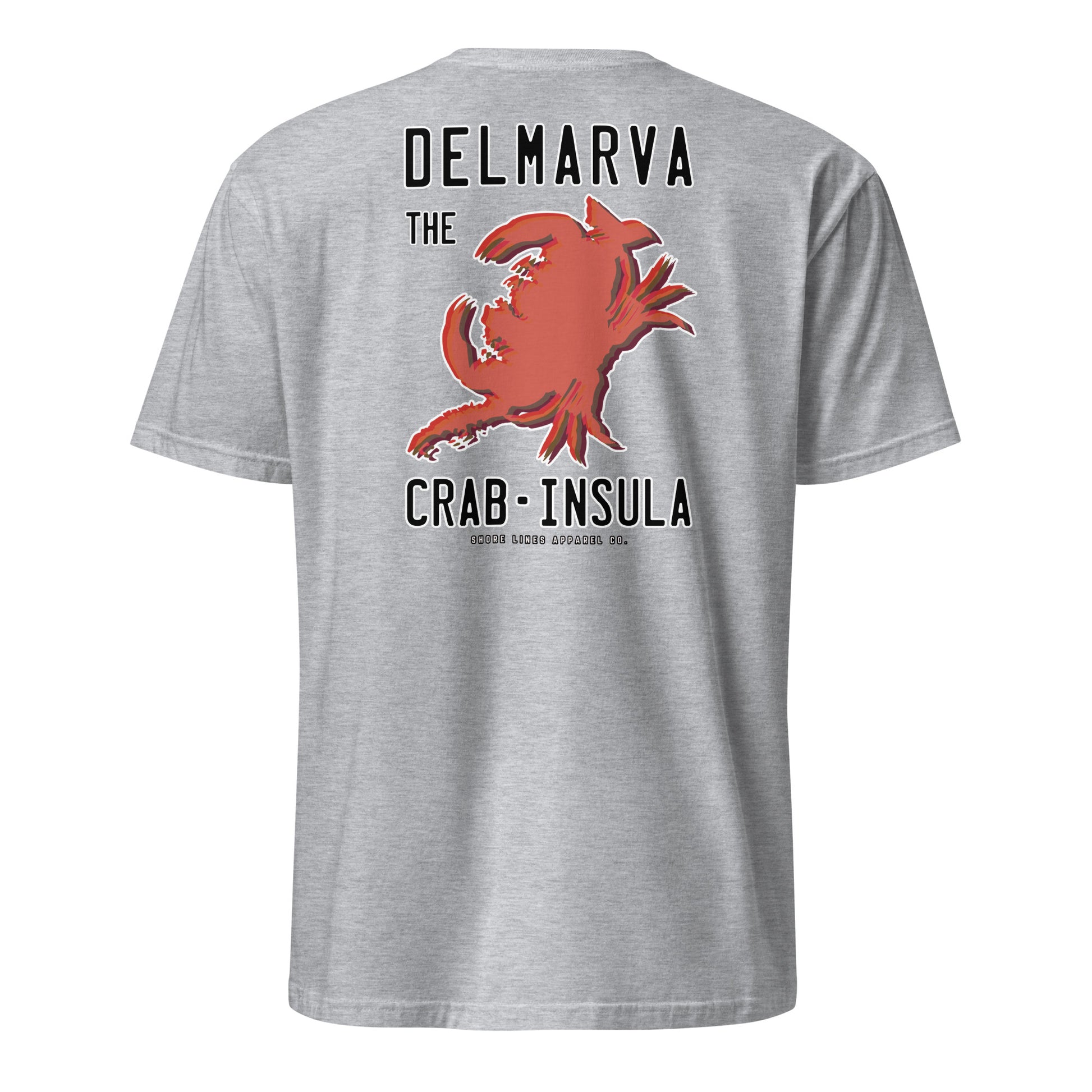 Crabinsula | SS-sportgrey-Shore Lines Apparel Co.