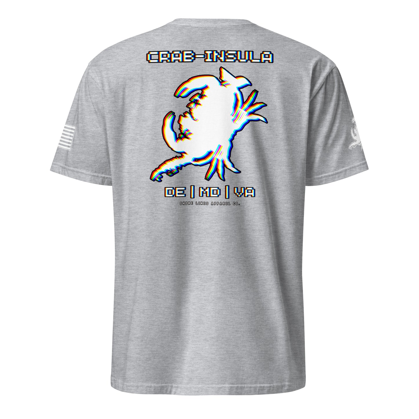 Crabinsula (Retro) | SS P-sportgrey-Shore Lines Apparel Co.