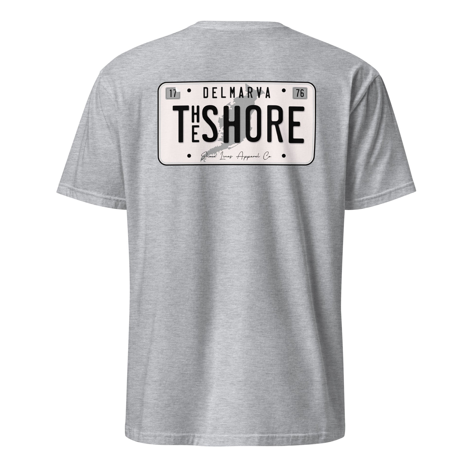 License Plate | SS-sportgrey-Shore Lines Apparel Co.
